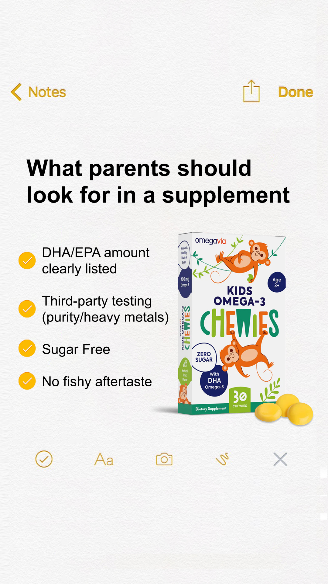 OmegaVia - Ultra Concentrated Omega-3 Facebook ad