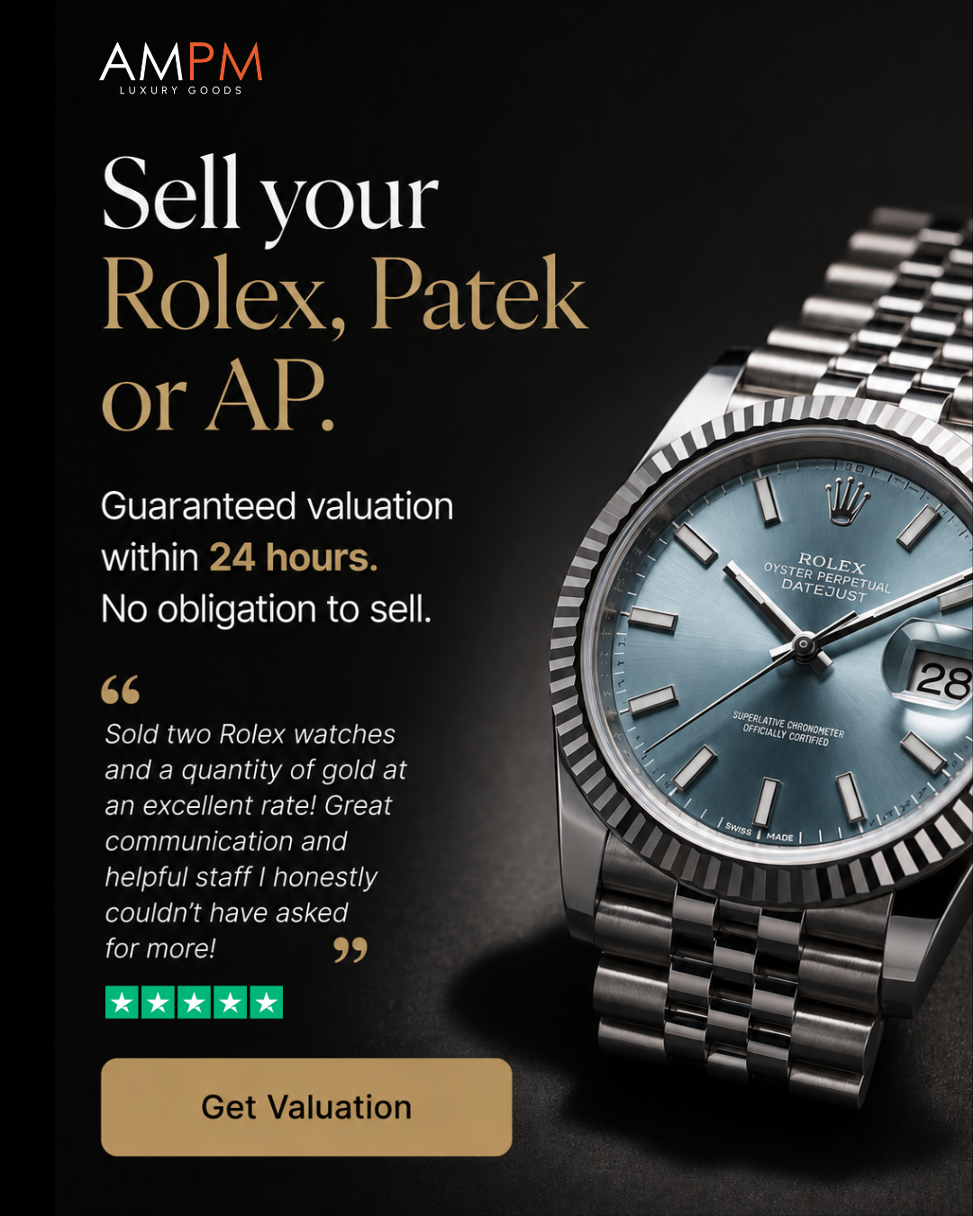 AMPM Luxury Goods Facebook ad