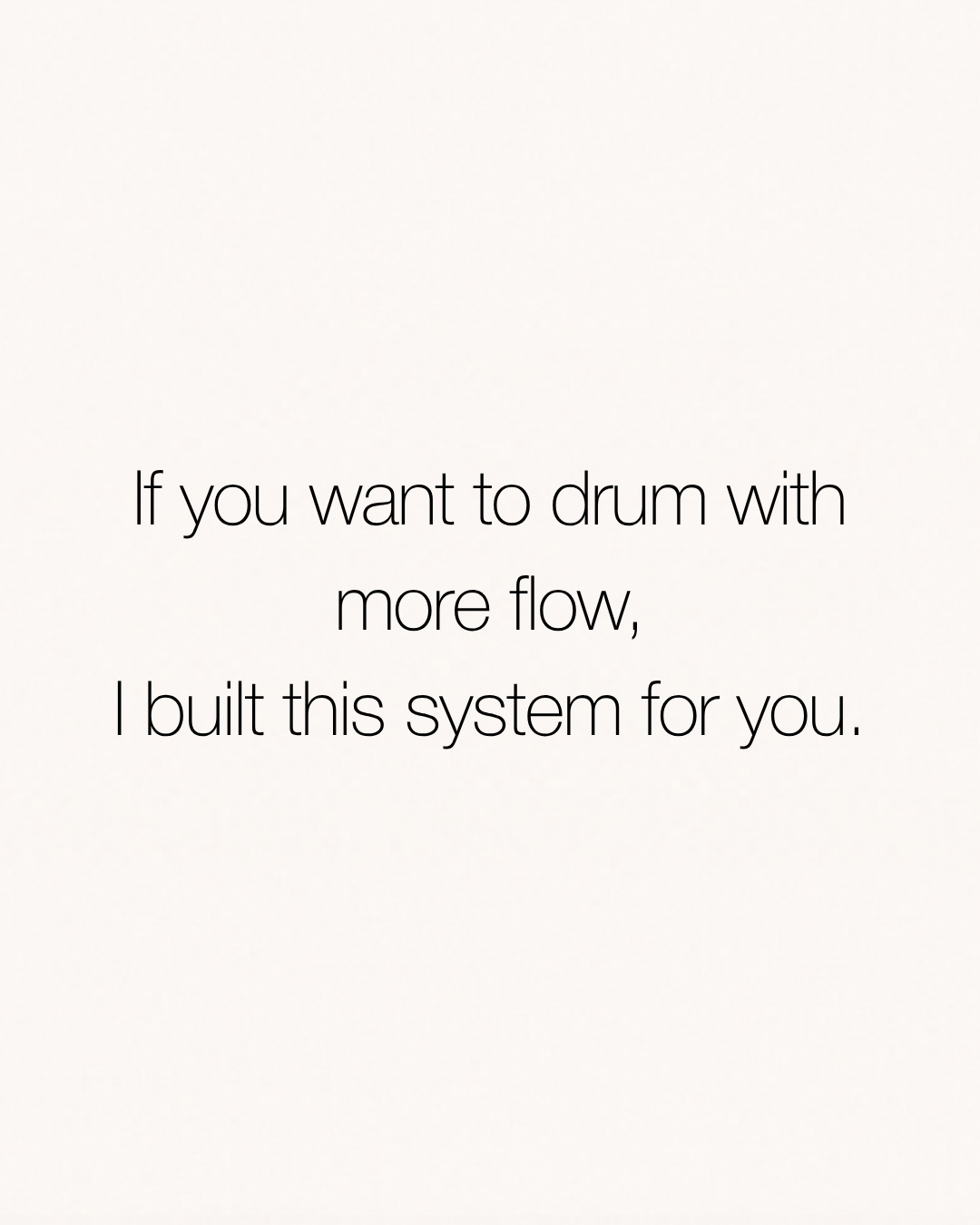 Chris Lesso Facebook ad: TRANSFORM through DRUMMING