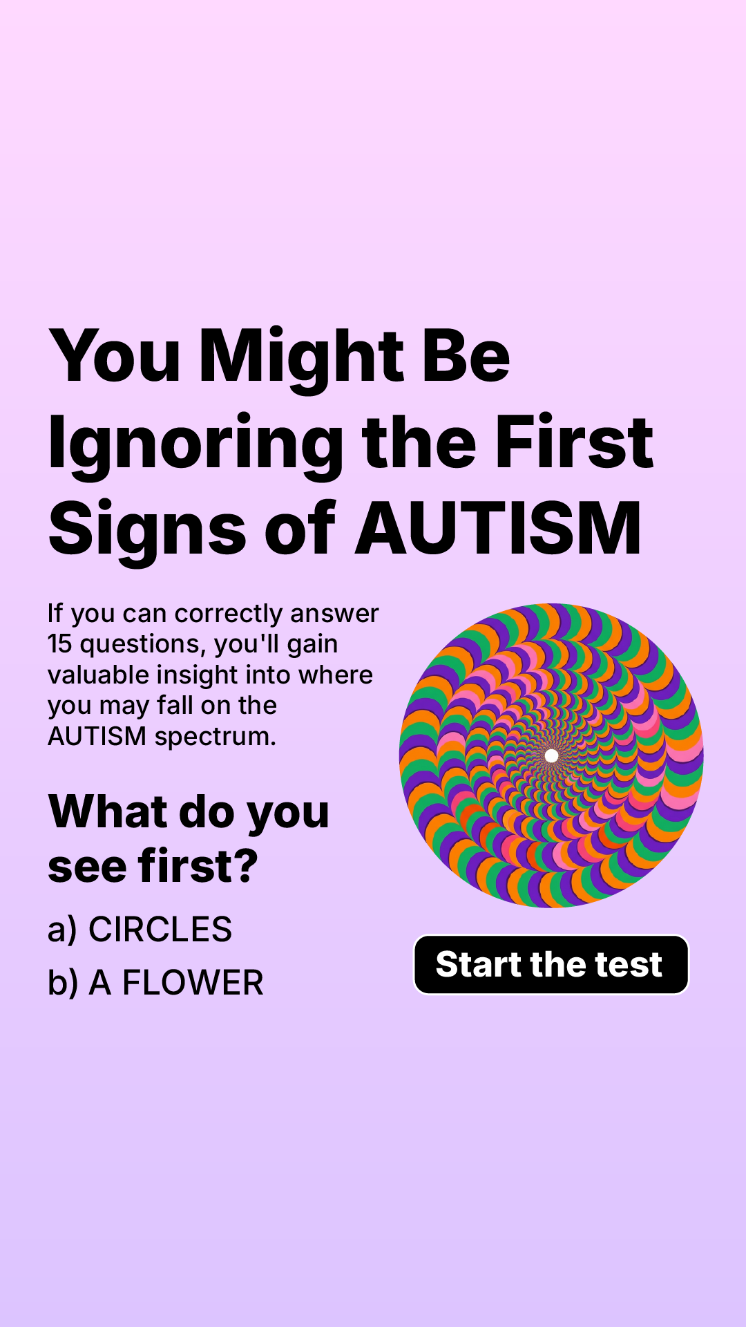 Brain Health Check Facebook ad