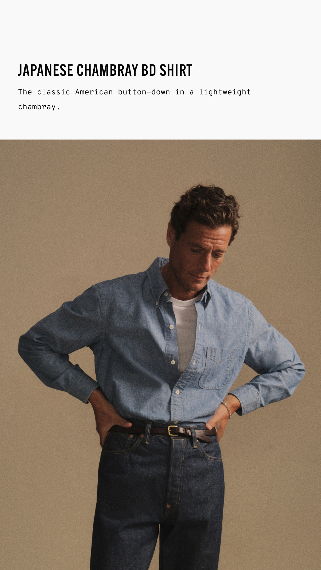 Buck Mason Facebook ad