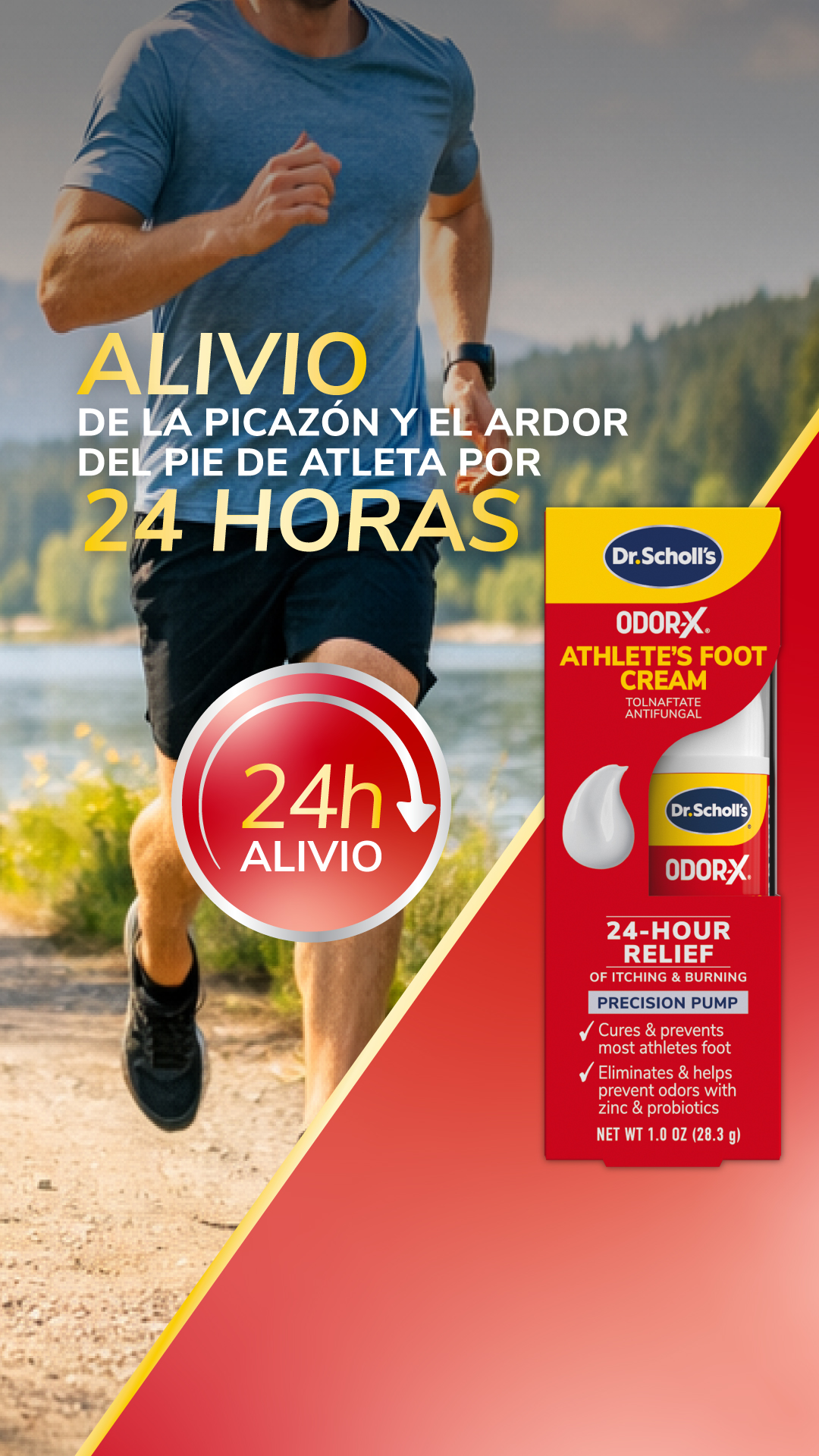 Dr. Scholl's Facebook ad