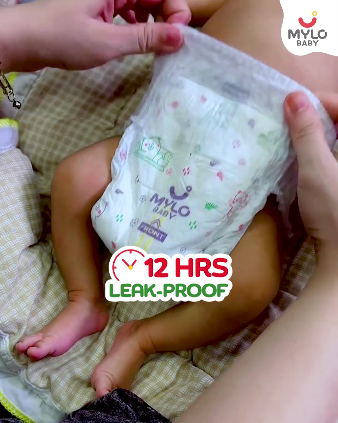Mylo Baby Facebook ad: Big Savings on Baby Diapers!