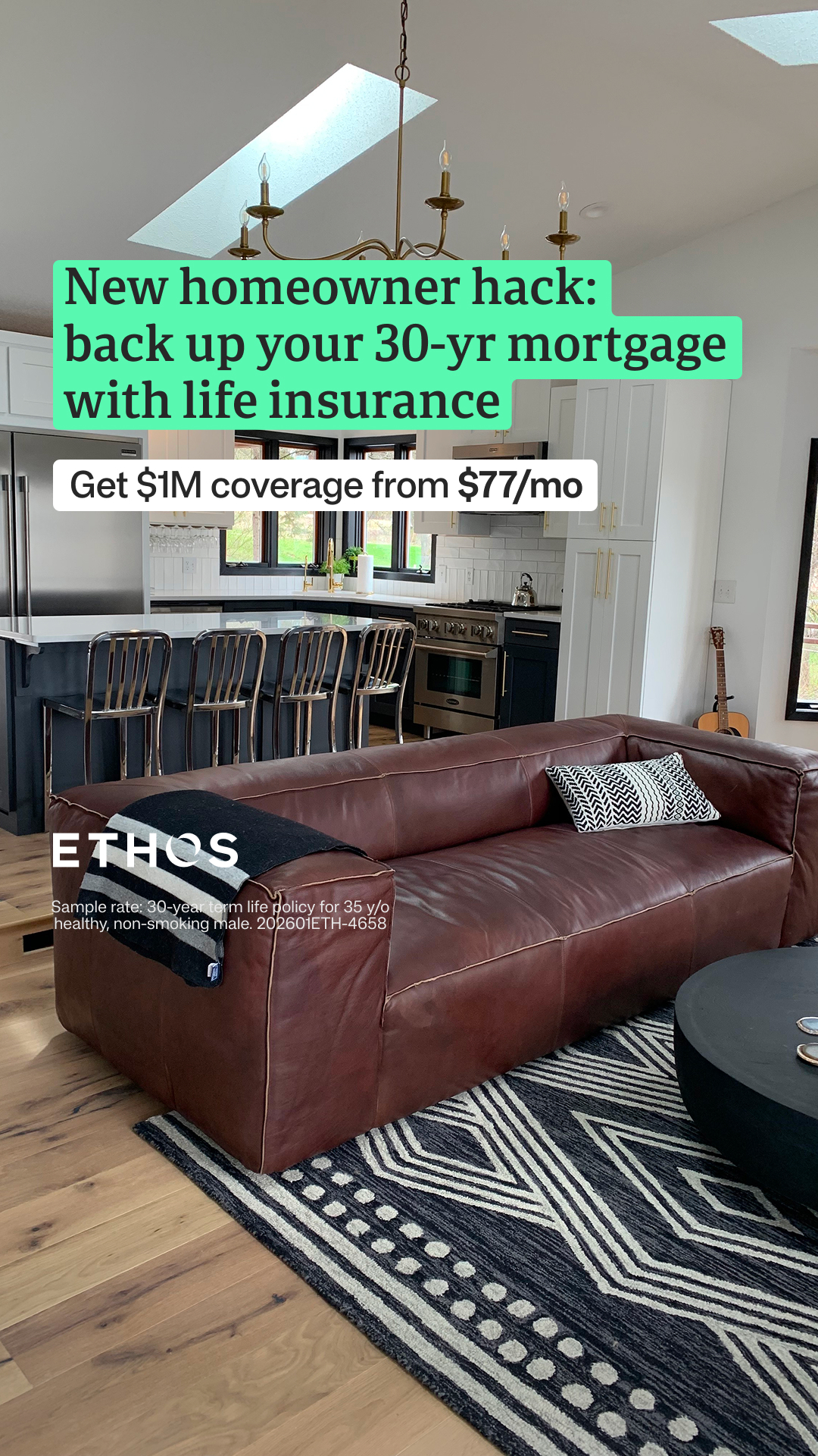 Ethos Facebook ad