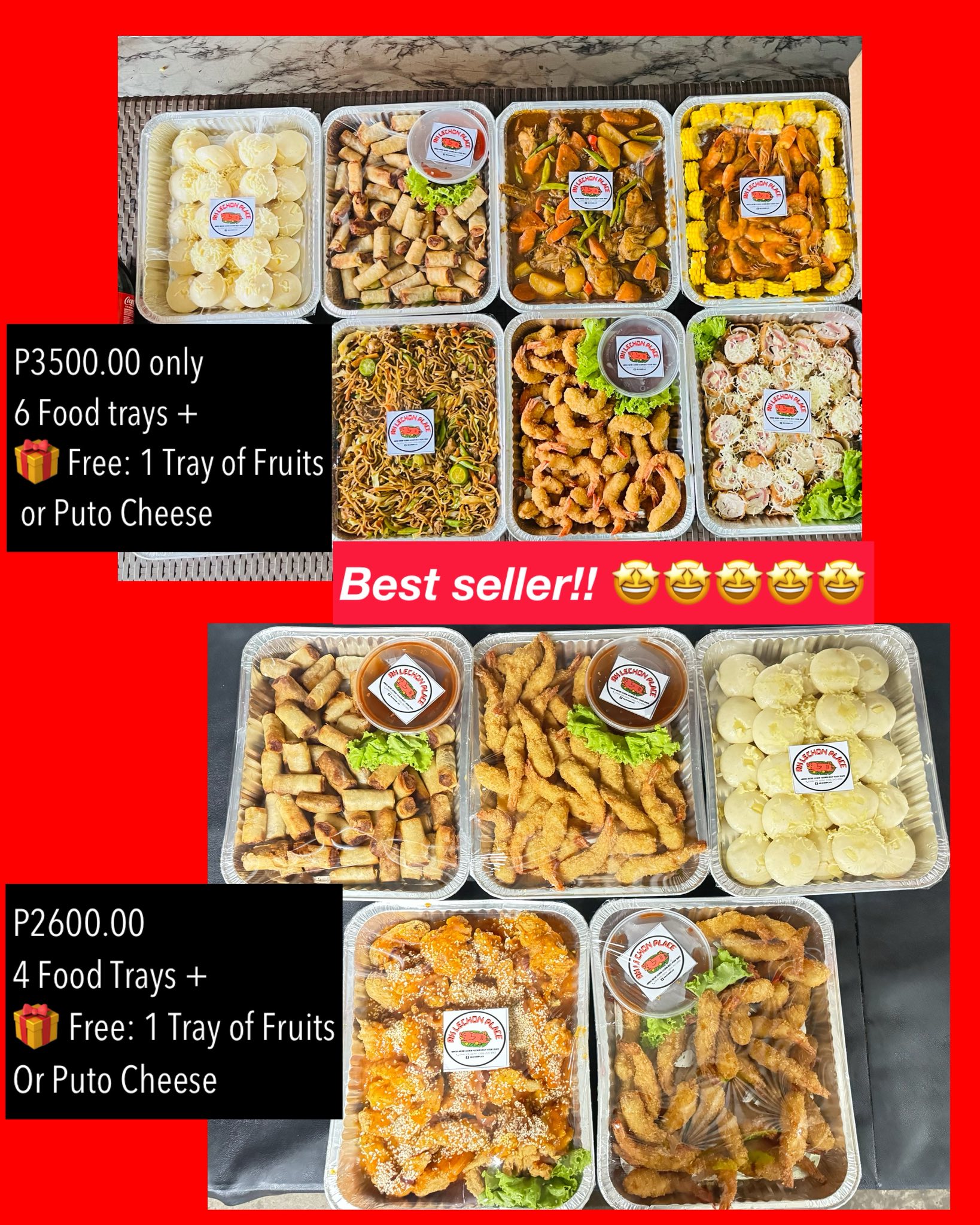 RH Lechon and Event Catering Services Facebook ad: ALL-IN SARAP DEALS NA BALIK-BALIKAN!