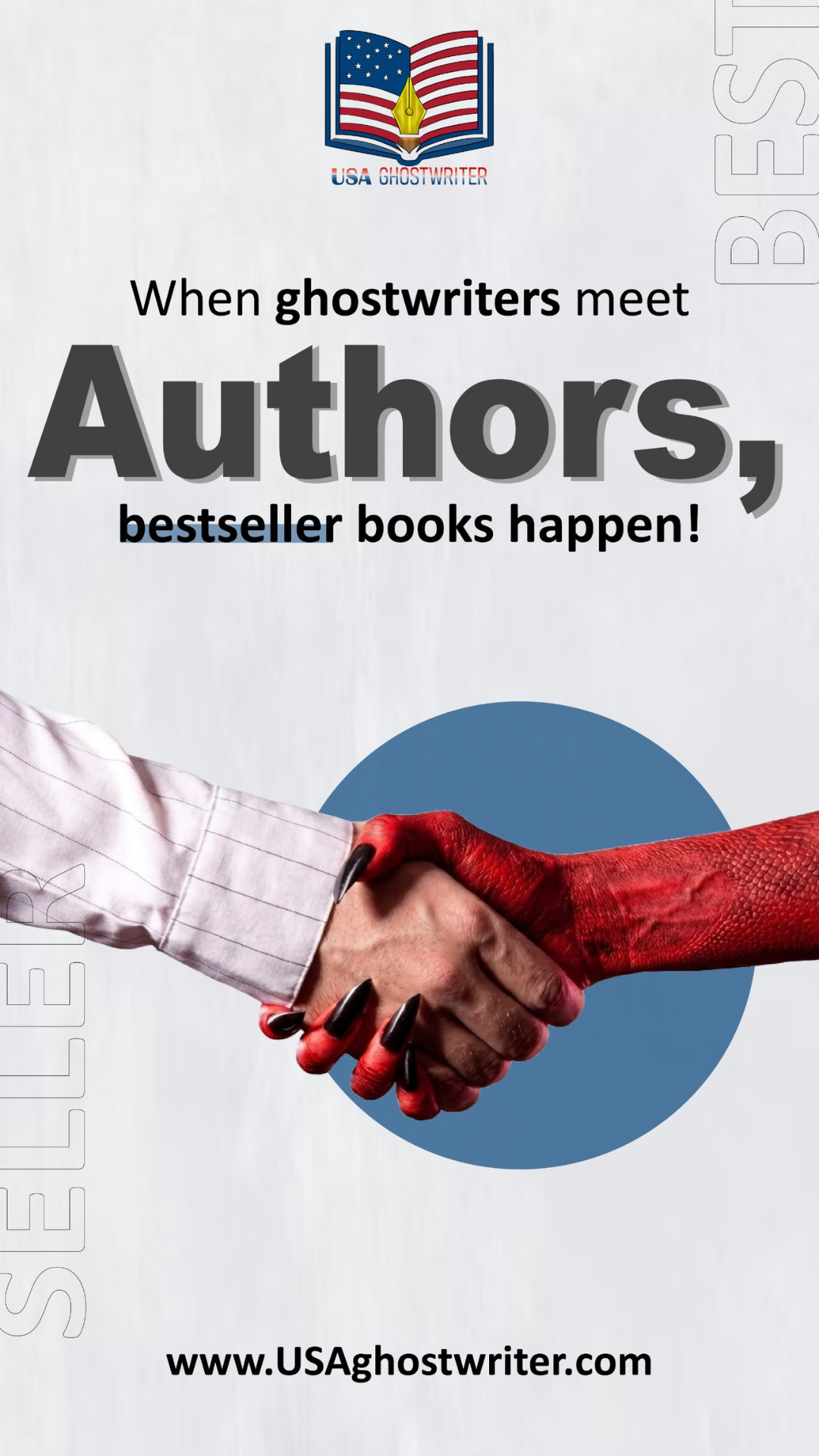 USA Ghost Writer Facebook ad
