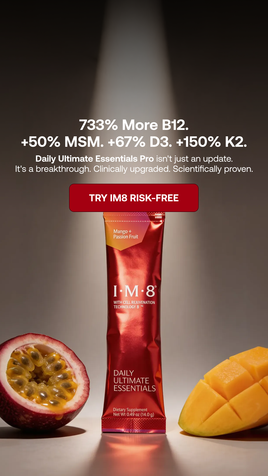 IM8 Health Facebook ad