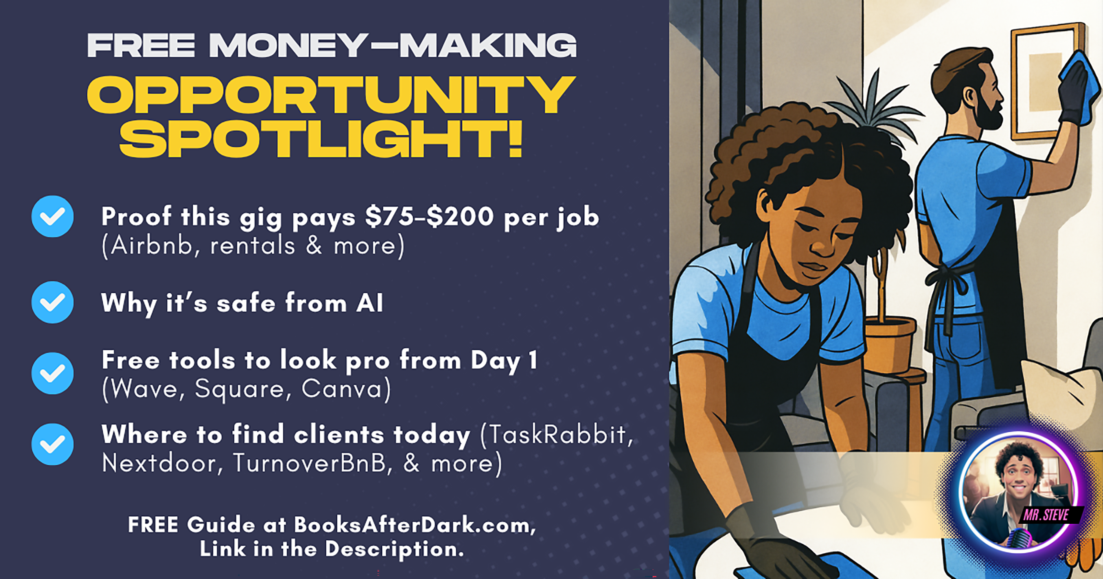 Make Money Online With Books After Dark Facebook ad