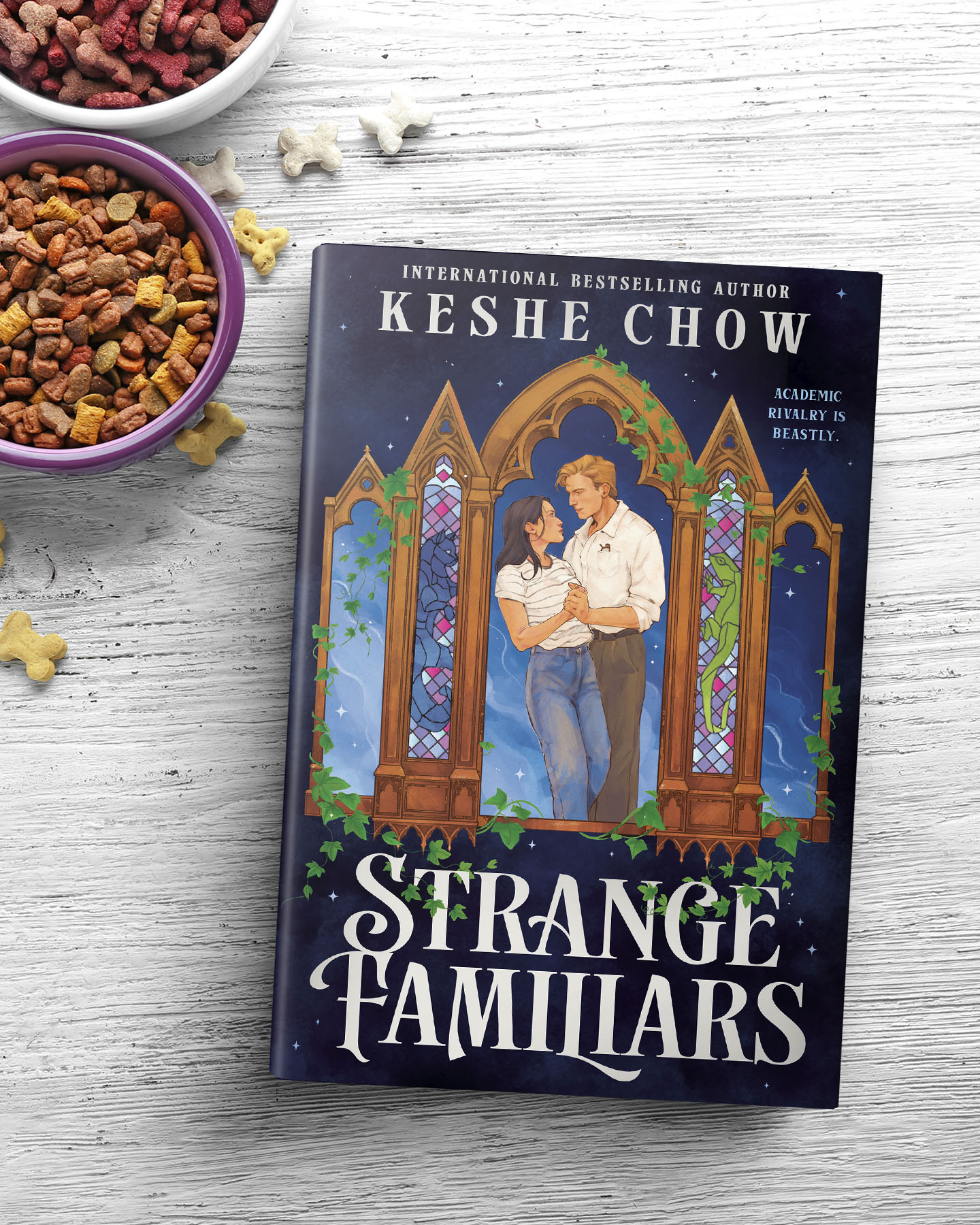 Ace and Roc Books Facebook ad: Two scholars of magical veterinary science must put…