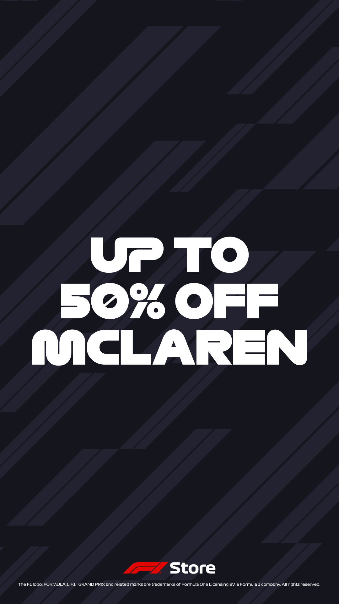 F1 Facebook ad: Save Today