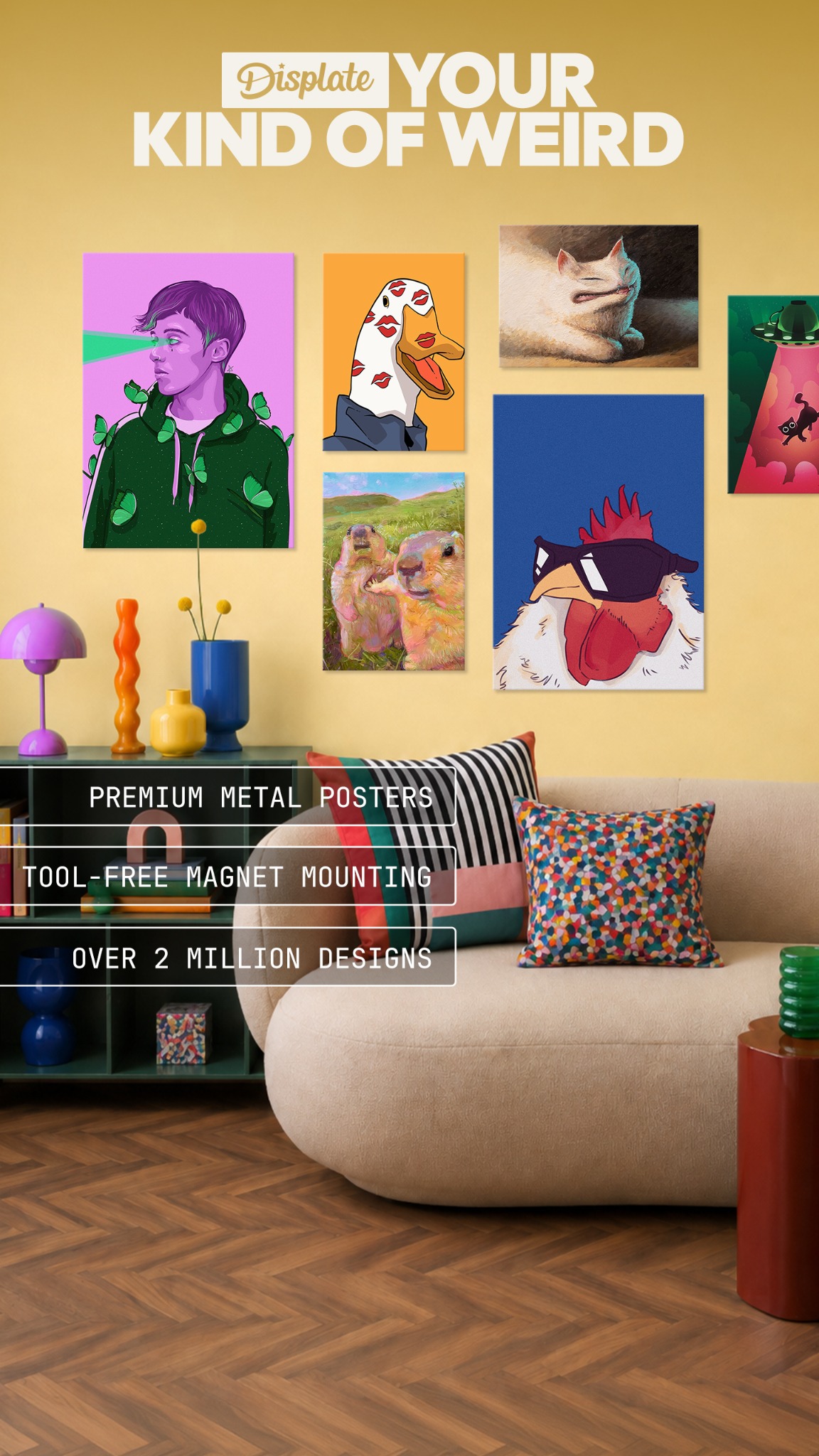 Displate Facebook ad
