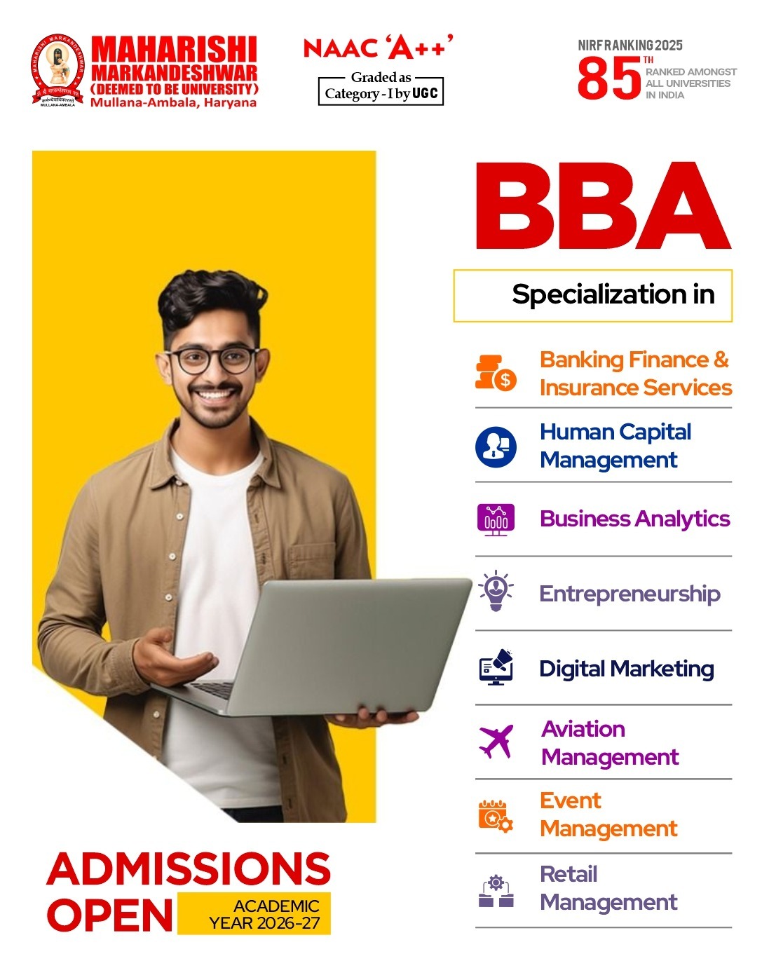 MM - Deemed to be University Facebook ad