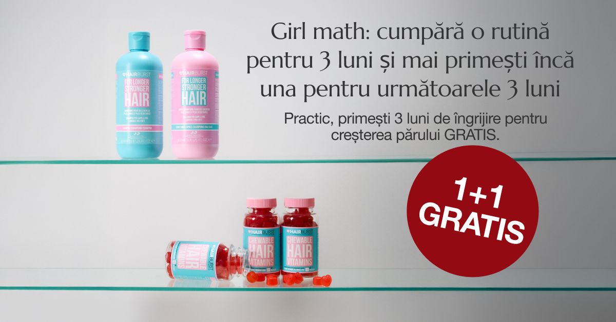 Hairburst Romania Facebook ad