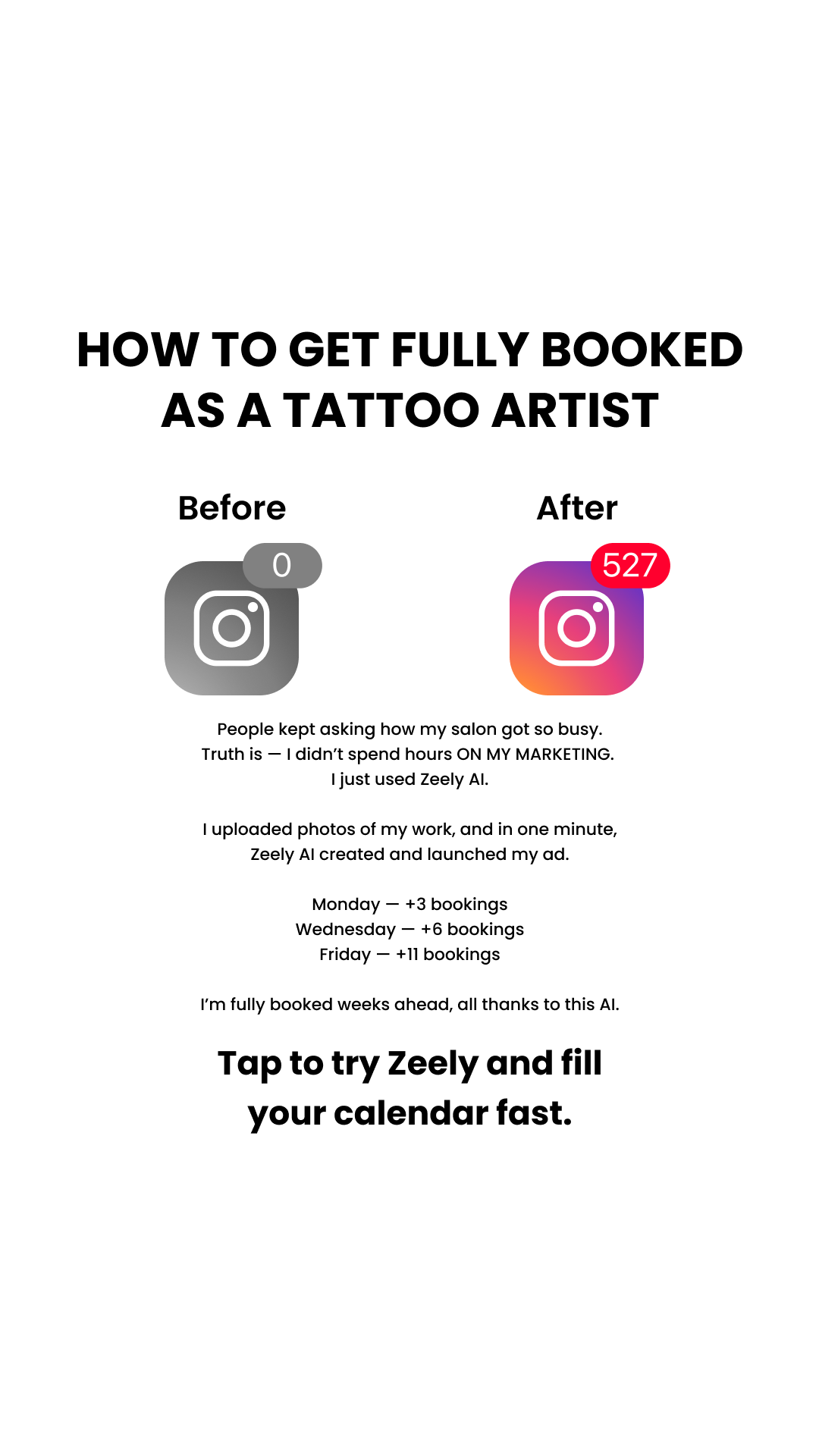 Zeely Facebook ad