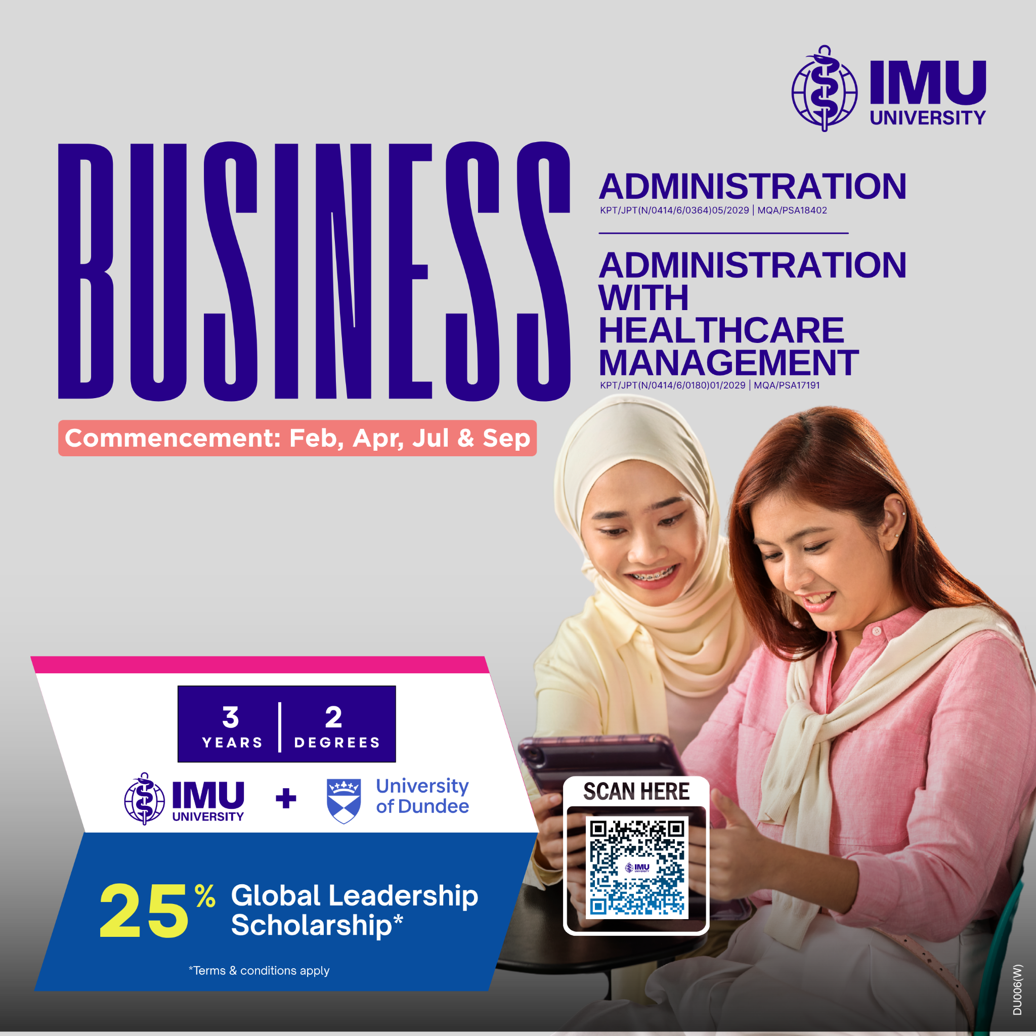 IMU University Facebook ad