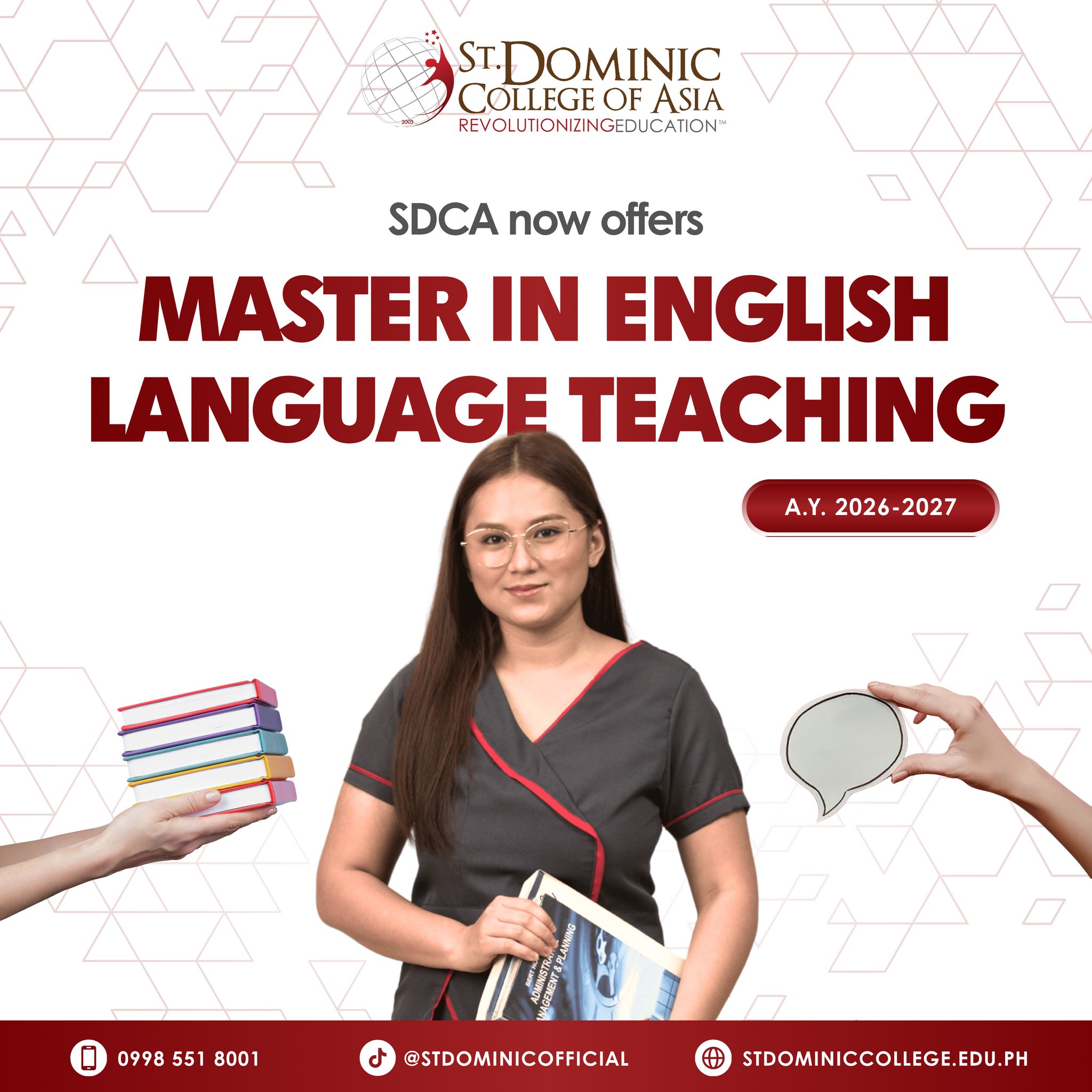 St. Dominic College of Asia Facebook ad: ๐ ๐ก๐ฒ๐ ๐ฃ๐ฎ๐๐ต ๐ณ๐ผ๐ฟ ๐๐๐๐๐ฟ๐ฒ ๐๐ป๐ด๐น๐ถ๐๐ตโฆ