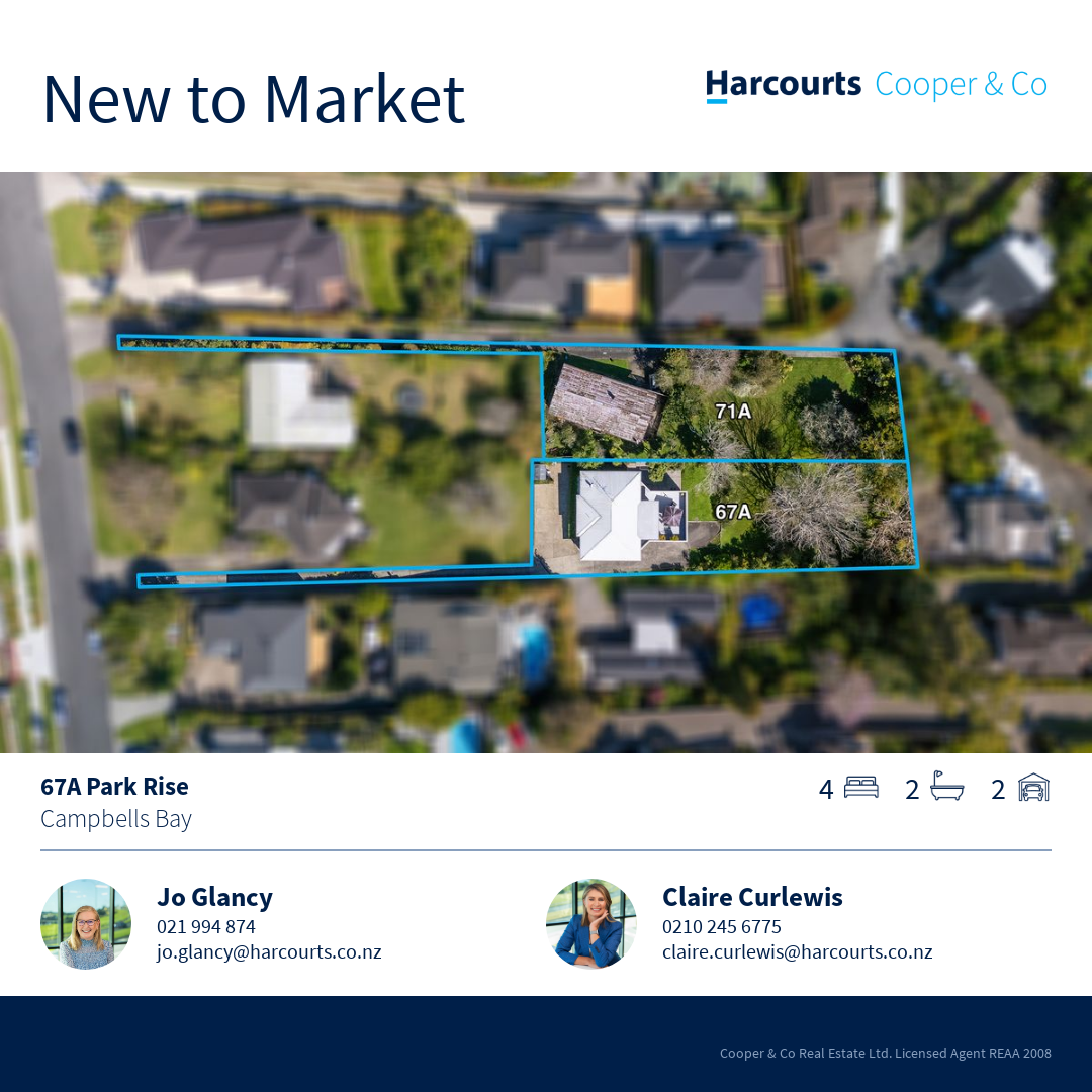 Harcourts Cooper & Co Real Estate Facebook ad
