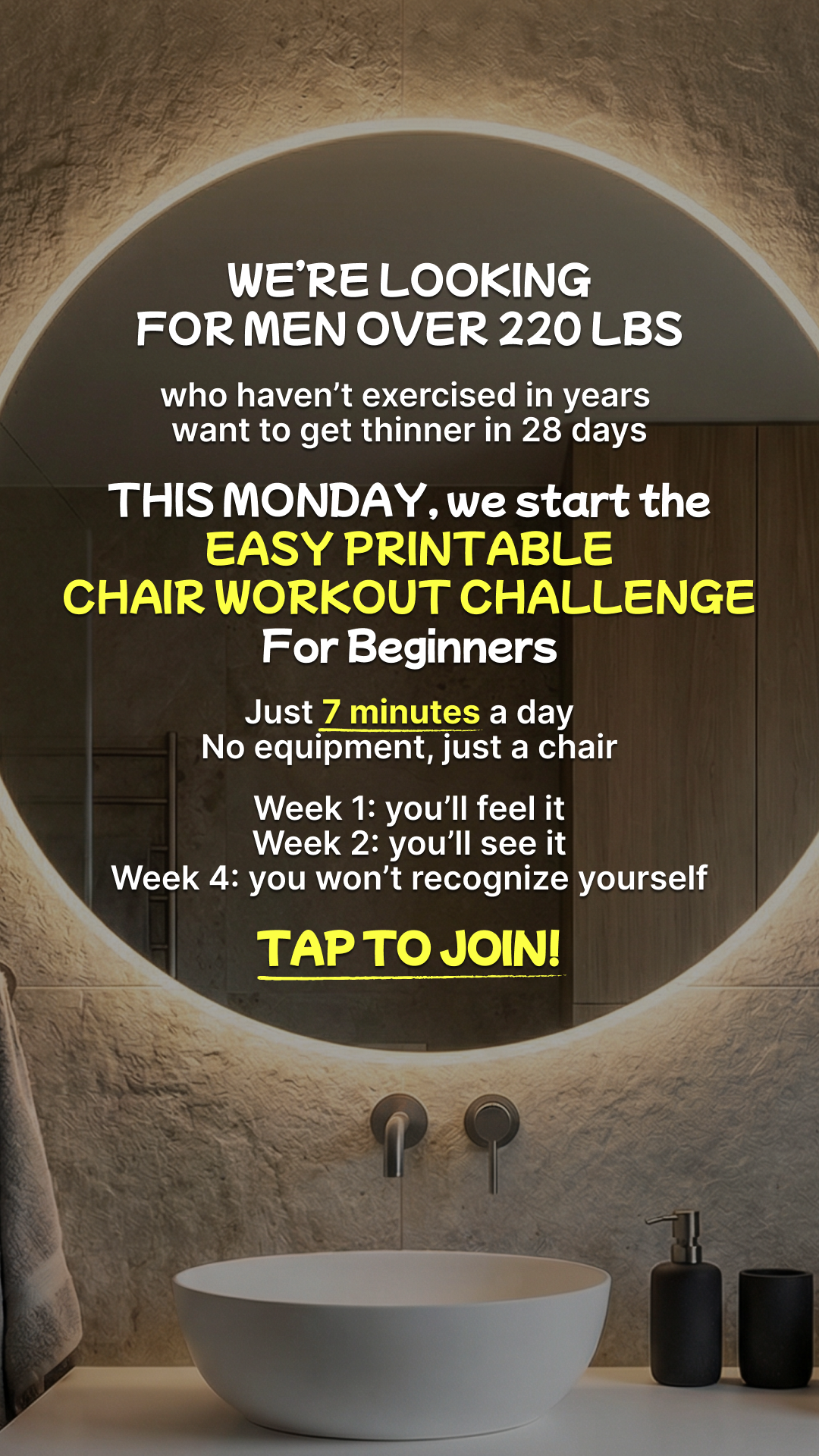 Мy 28 Day Challenge Facebook ad