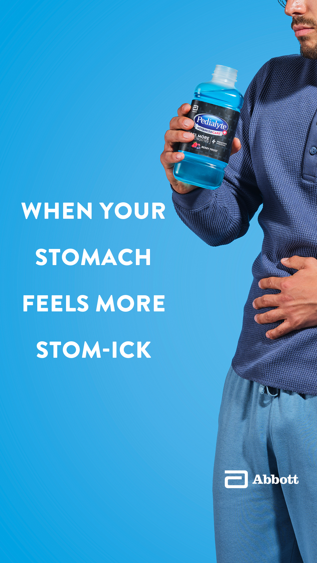 Pedialyte Facebook ad from Dec 31, 2025