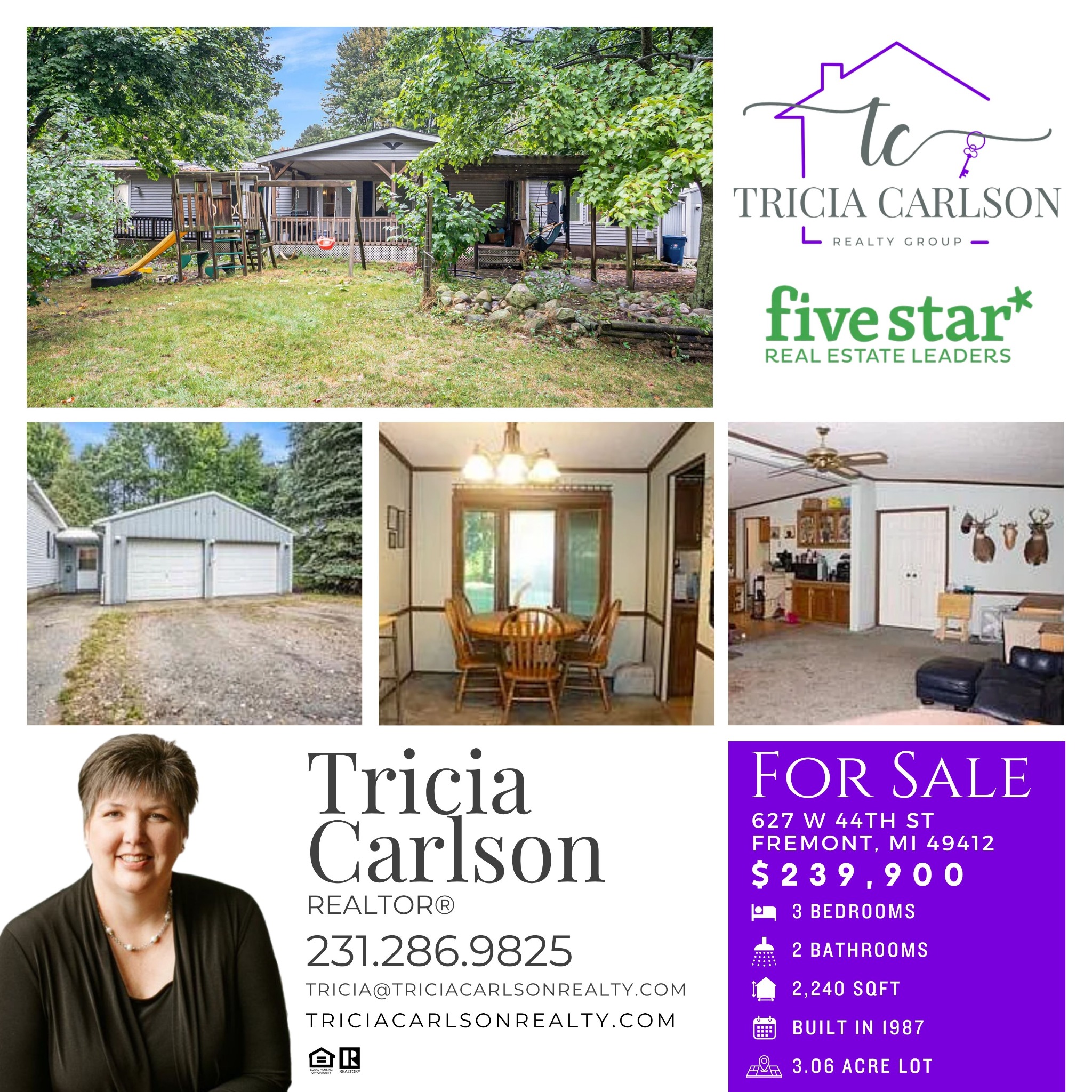 Tricia Carlson Real Estate Facebook ad: Tricia Carlson - Real Estate