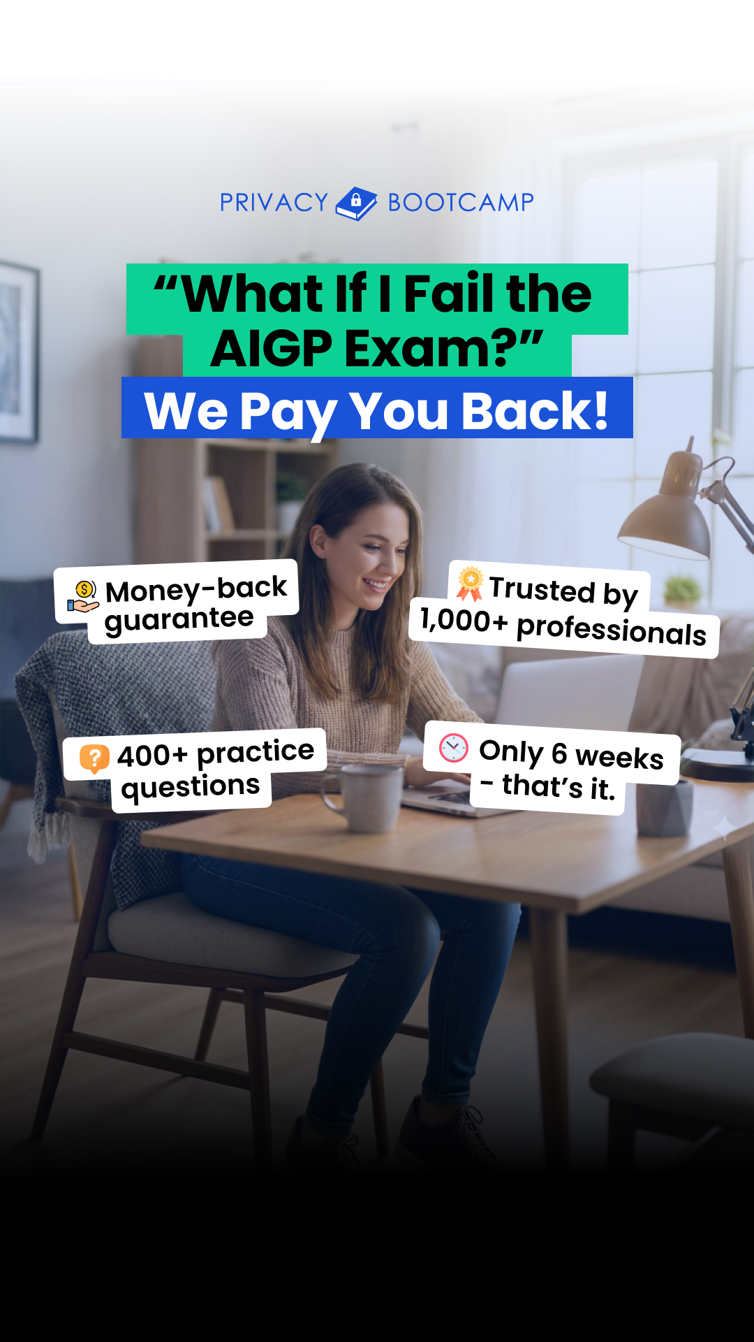 Privacy Bootcamp Facebook ad from May 14, 2026