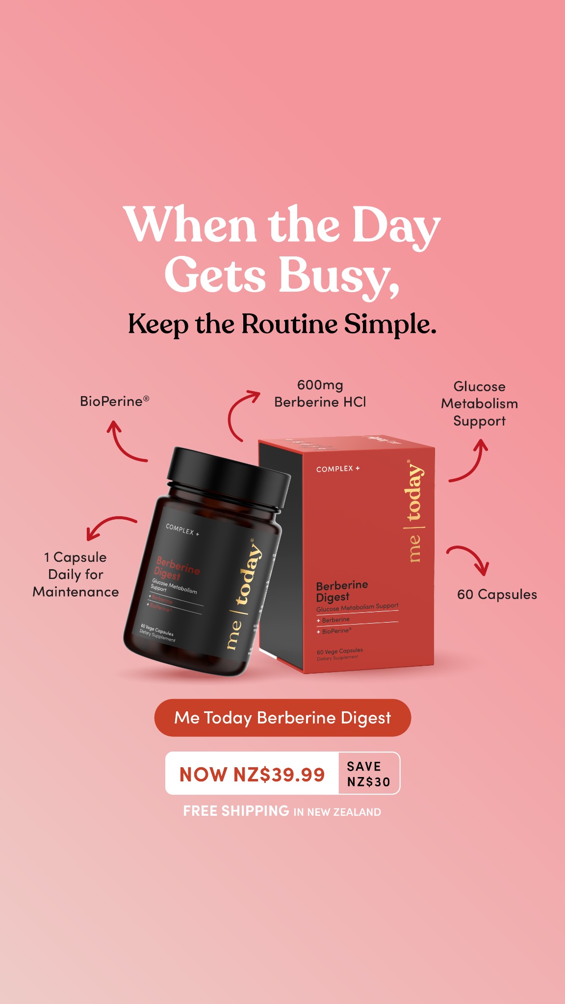 Me Today Facebook ad