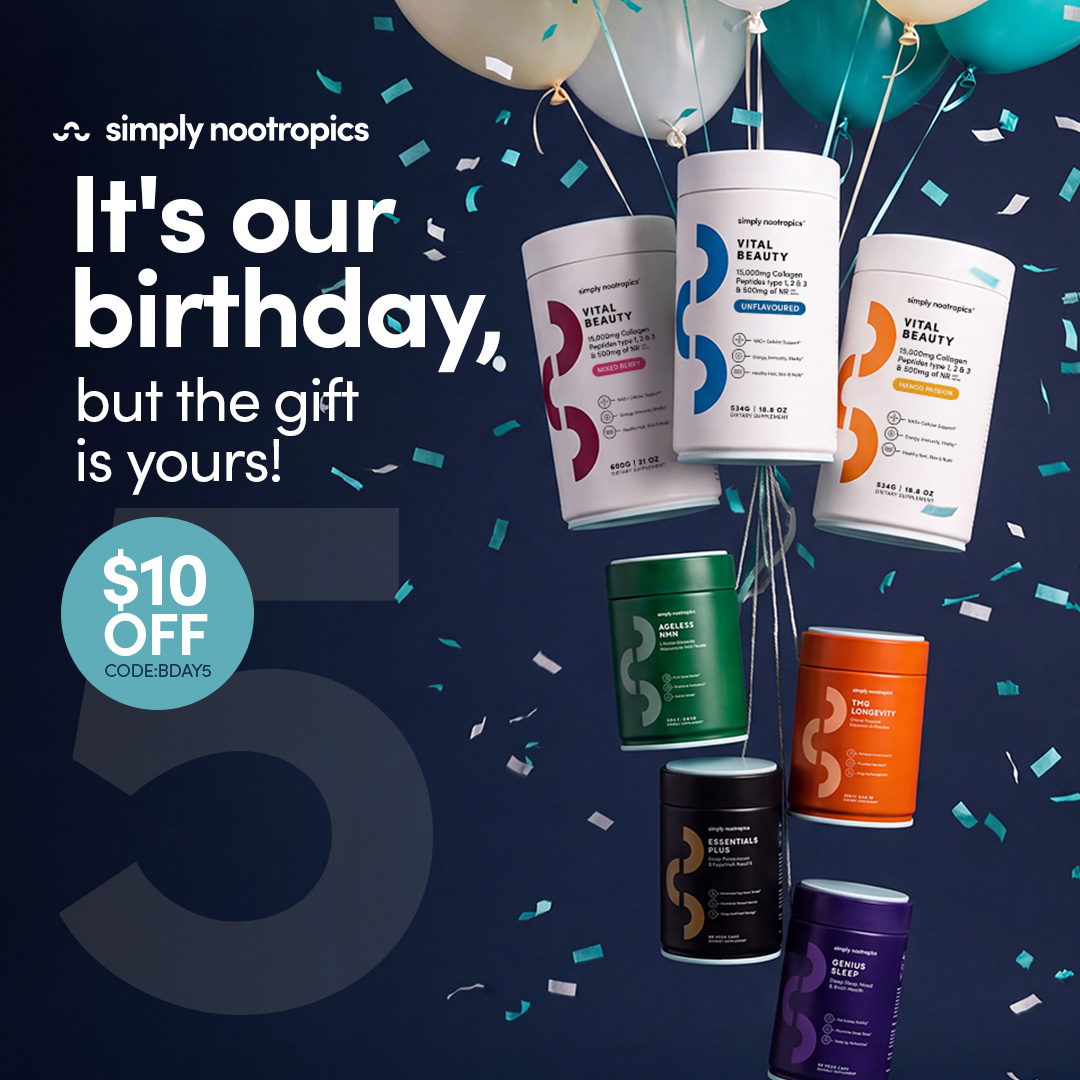 Simply Nootropics Facebook ad