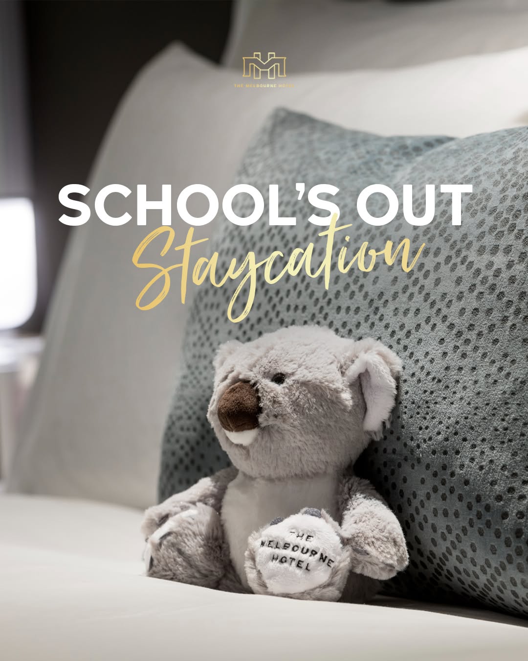 The Melbourne Hotel Facebook ad: School Holiday Package