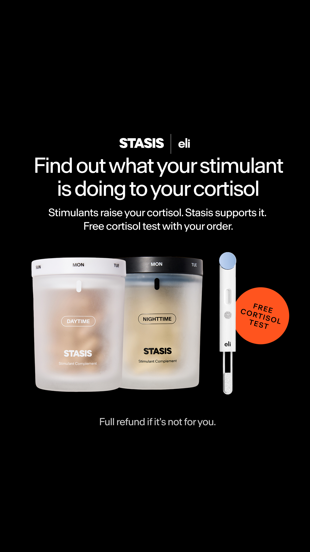 Stasis Facebook ad