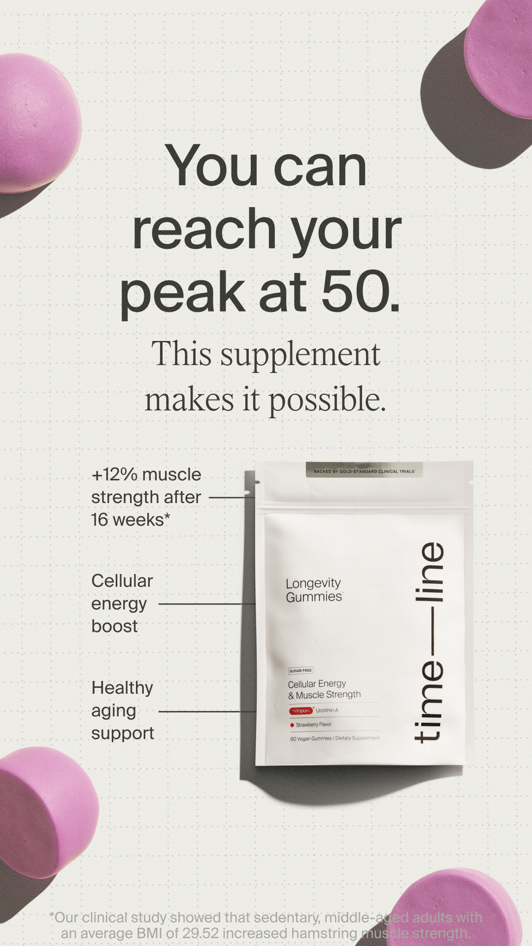 Timeline Longevity Facebook ad