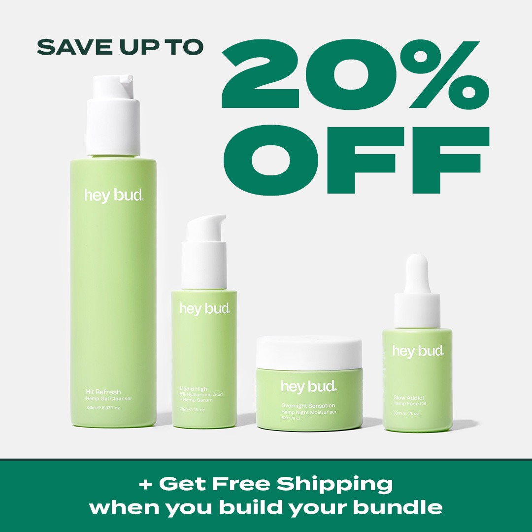 Hey Bud Skincare Facebook ad