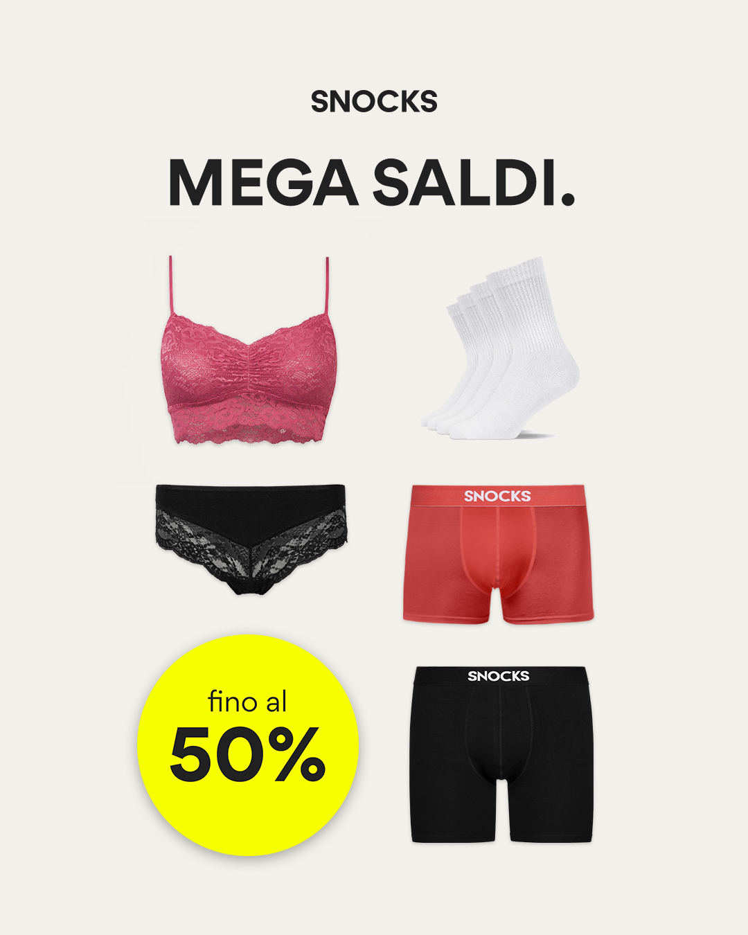 Snocks Facebook ad
