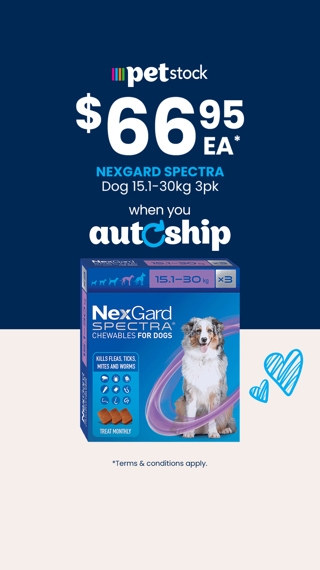 Petstock Facebook ad