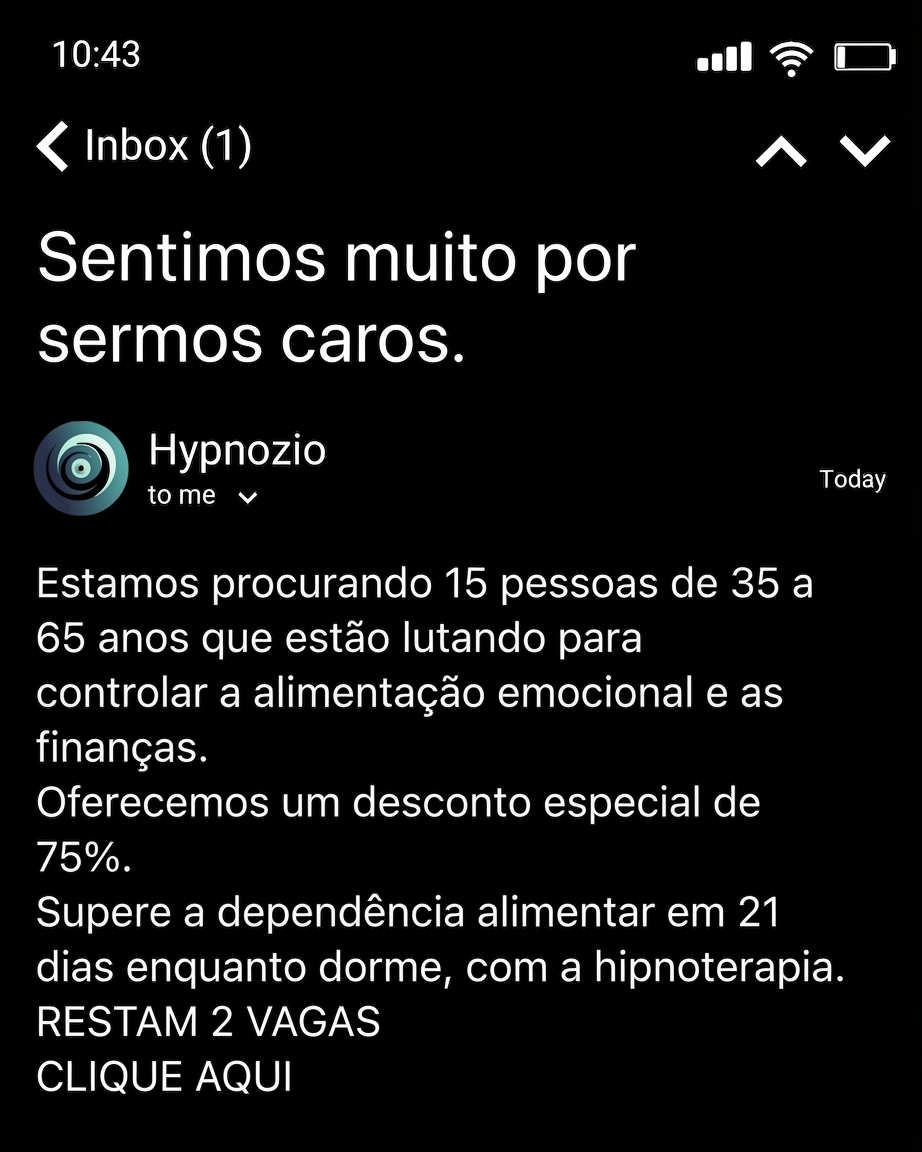Hypnozio: power of hypnotherapy Facebook ad