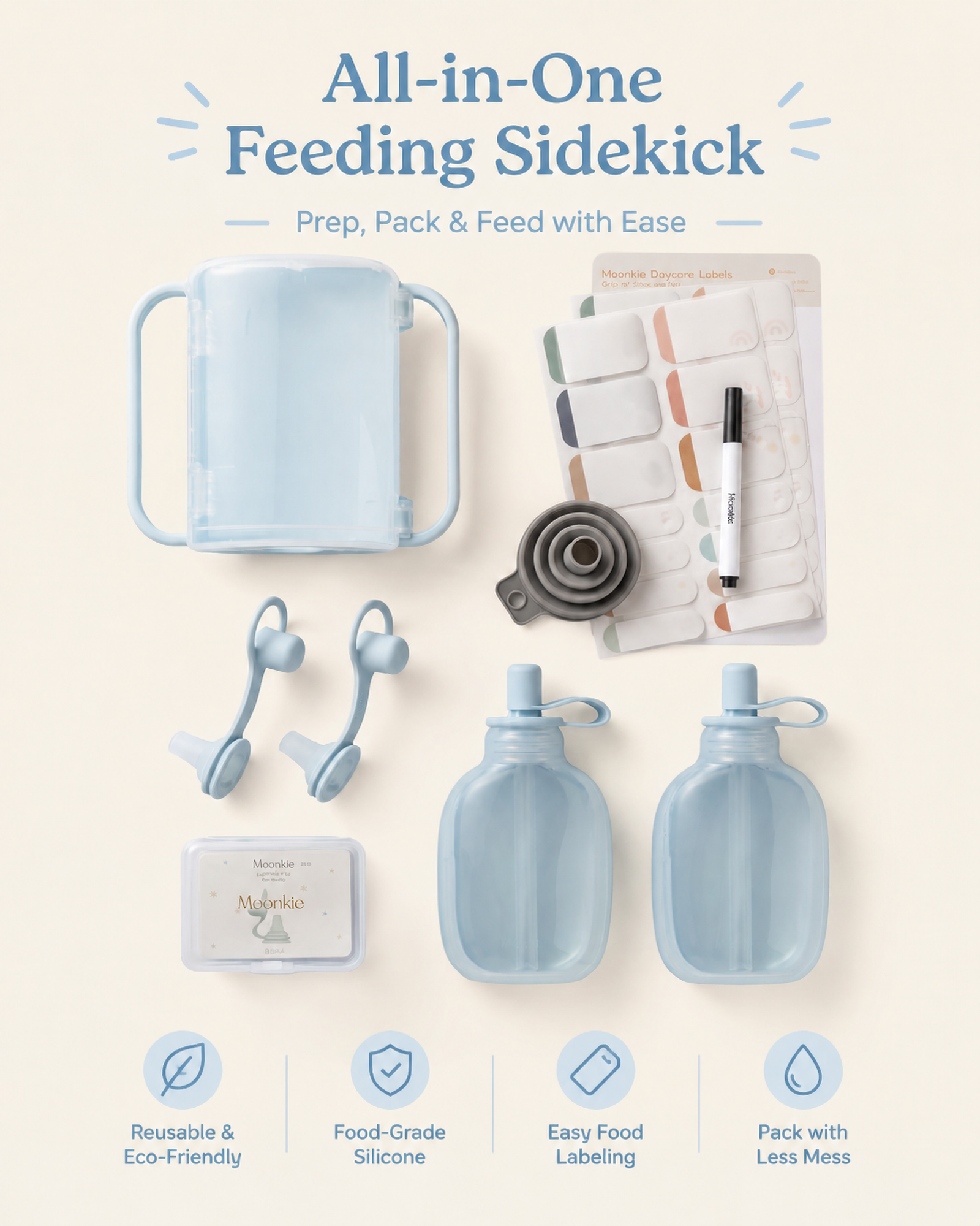 Moonkie Facebook ad: Everything You Need in One Set