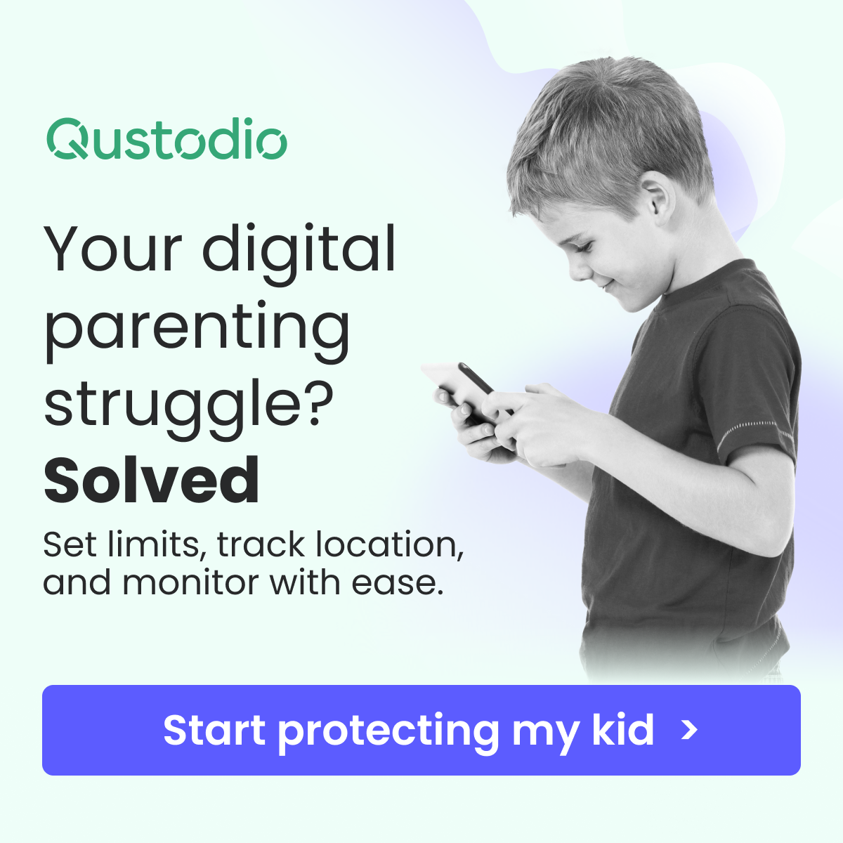 Qustodio Facebook ad