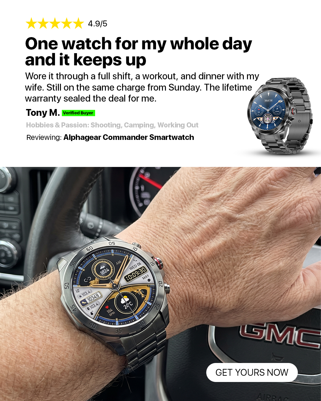 AlphaGear USA Facebook ad