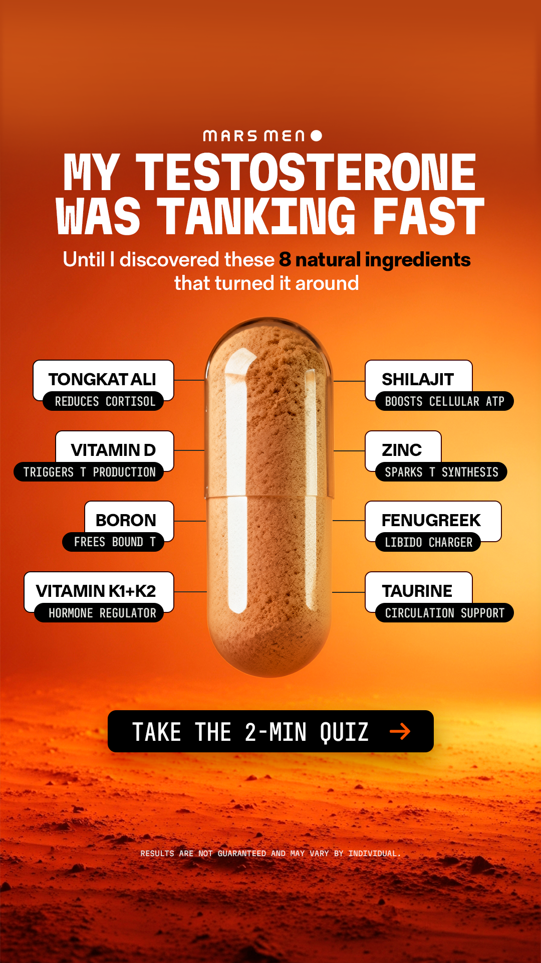 Mars Men Facebook ad