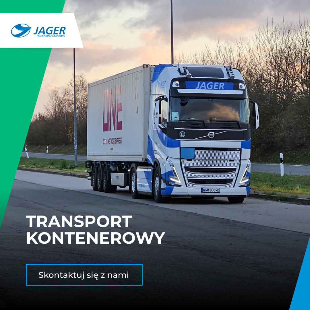 JAGER Transport & Forwarding Facebook ad: Dzięki naszemu wieloletniemu doświadczeniu na rynku…