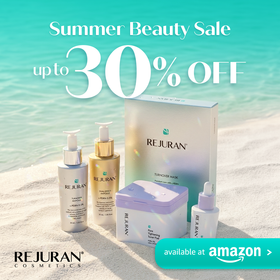 Rejuran Cosmetics Facebook ad: Summer Beauty Sale is here!