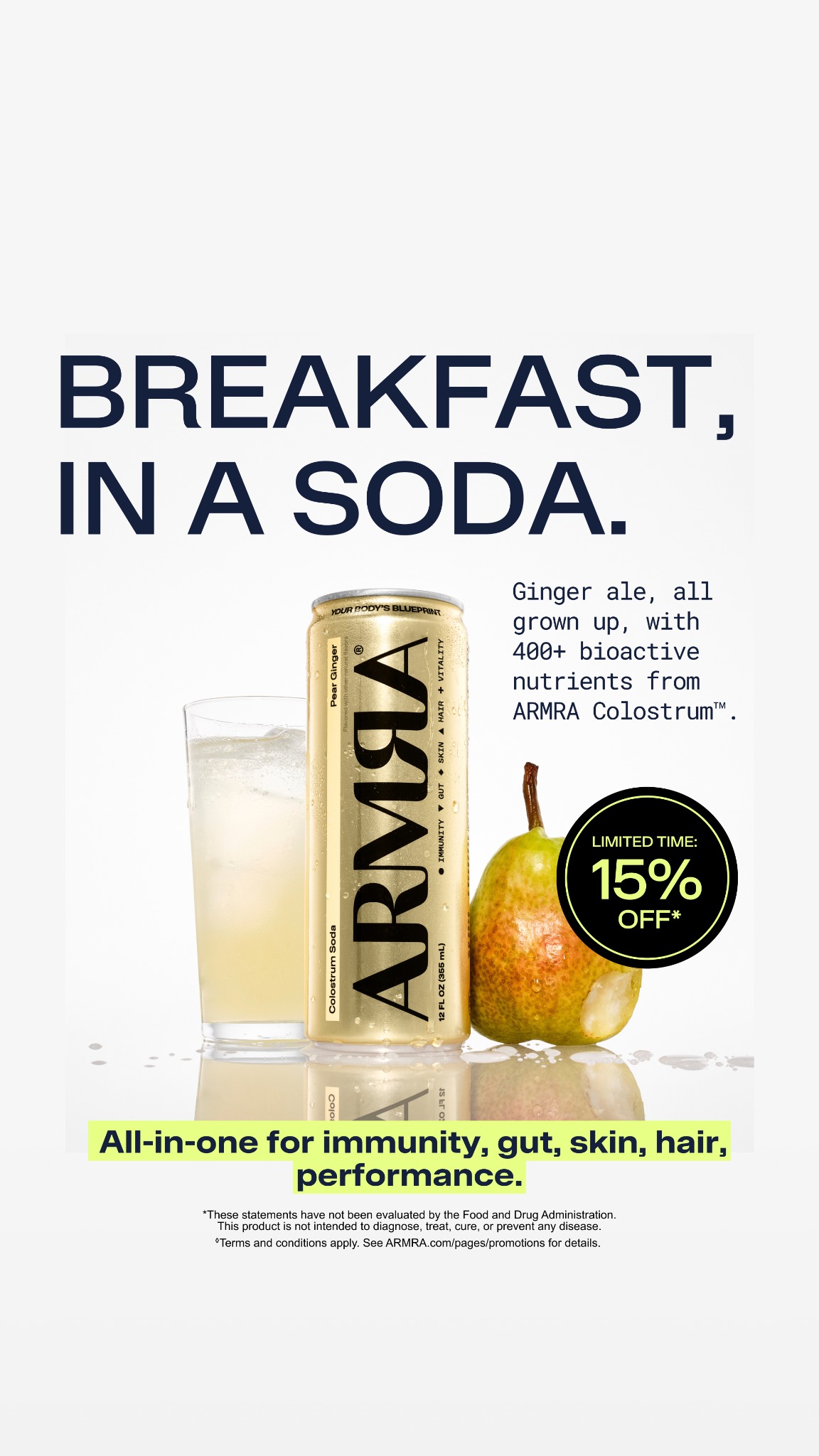 ARMRA Facebook ad