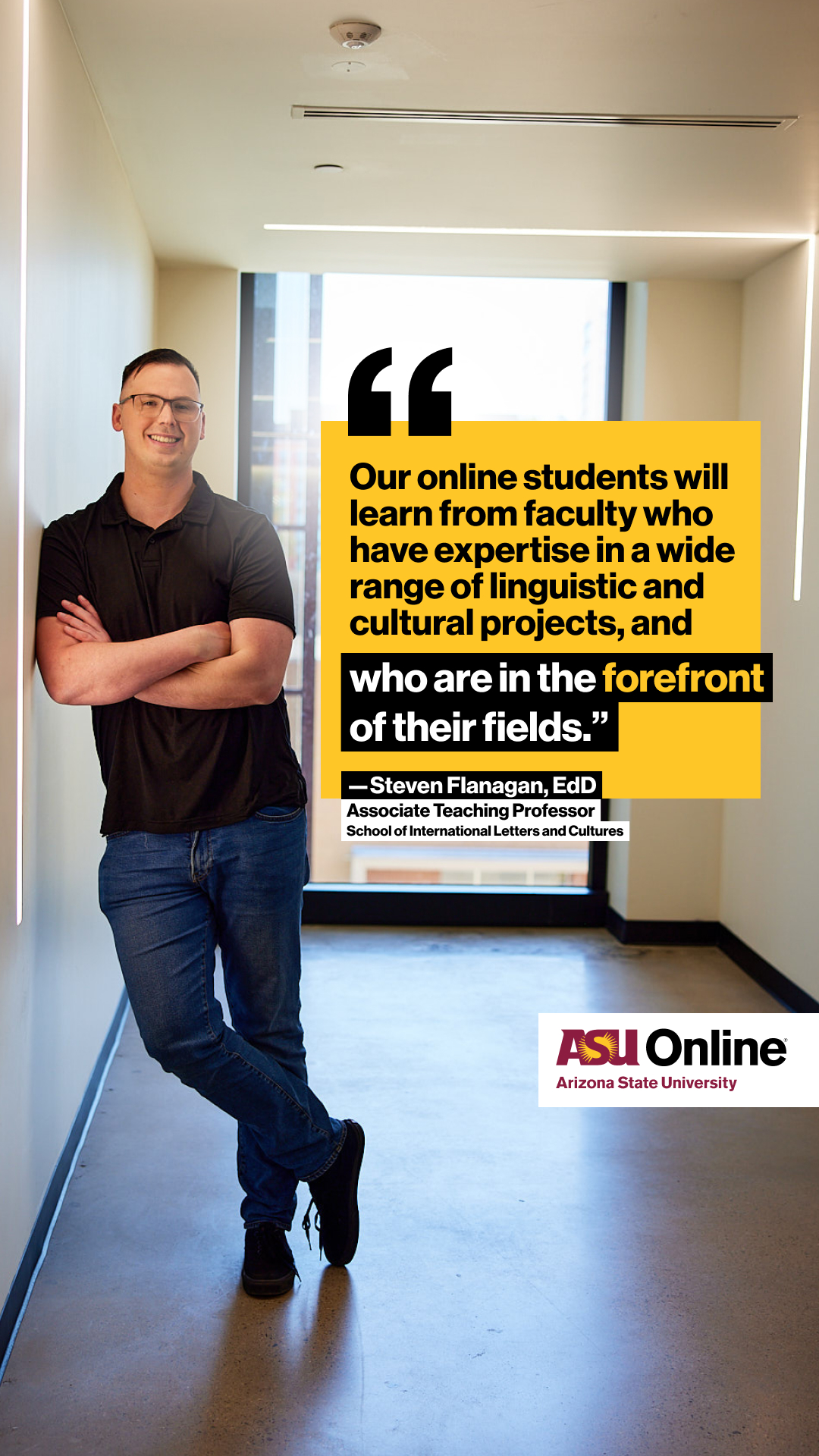 ASU Online Facebook ad