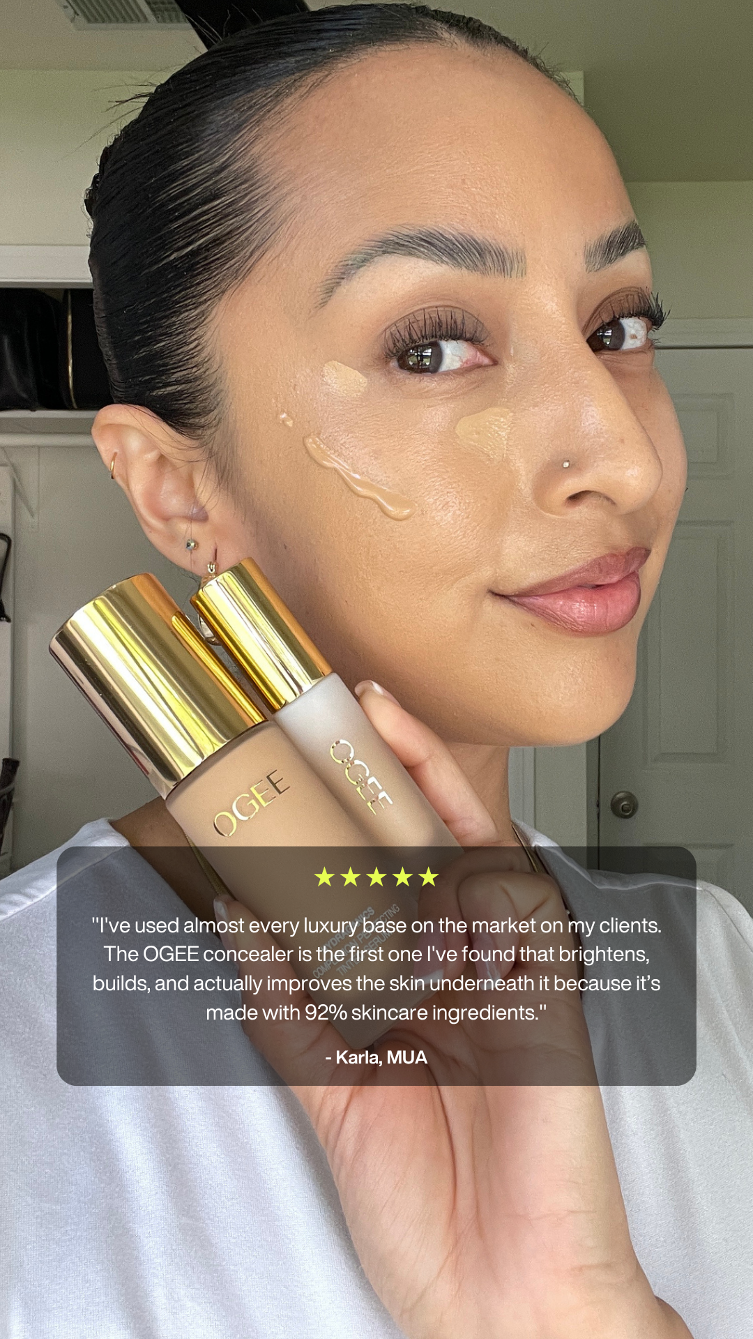 Karla Bonilla MUA Facebook ad from Apr 22, 2026