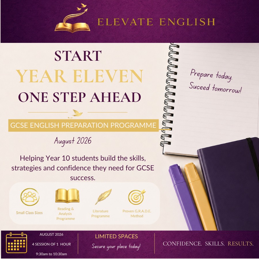 Lynda Bevan - English Tutor Facebook ad: Year 11 will be here sooner than you…