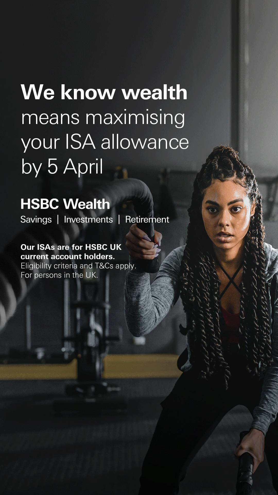 HSBC Facebook ad