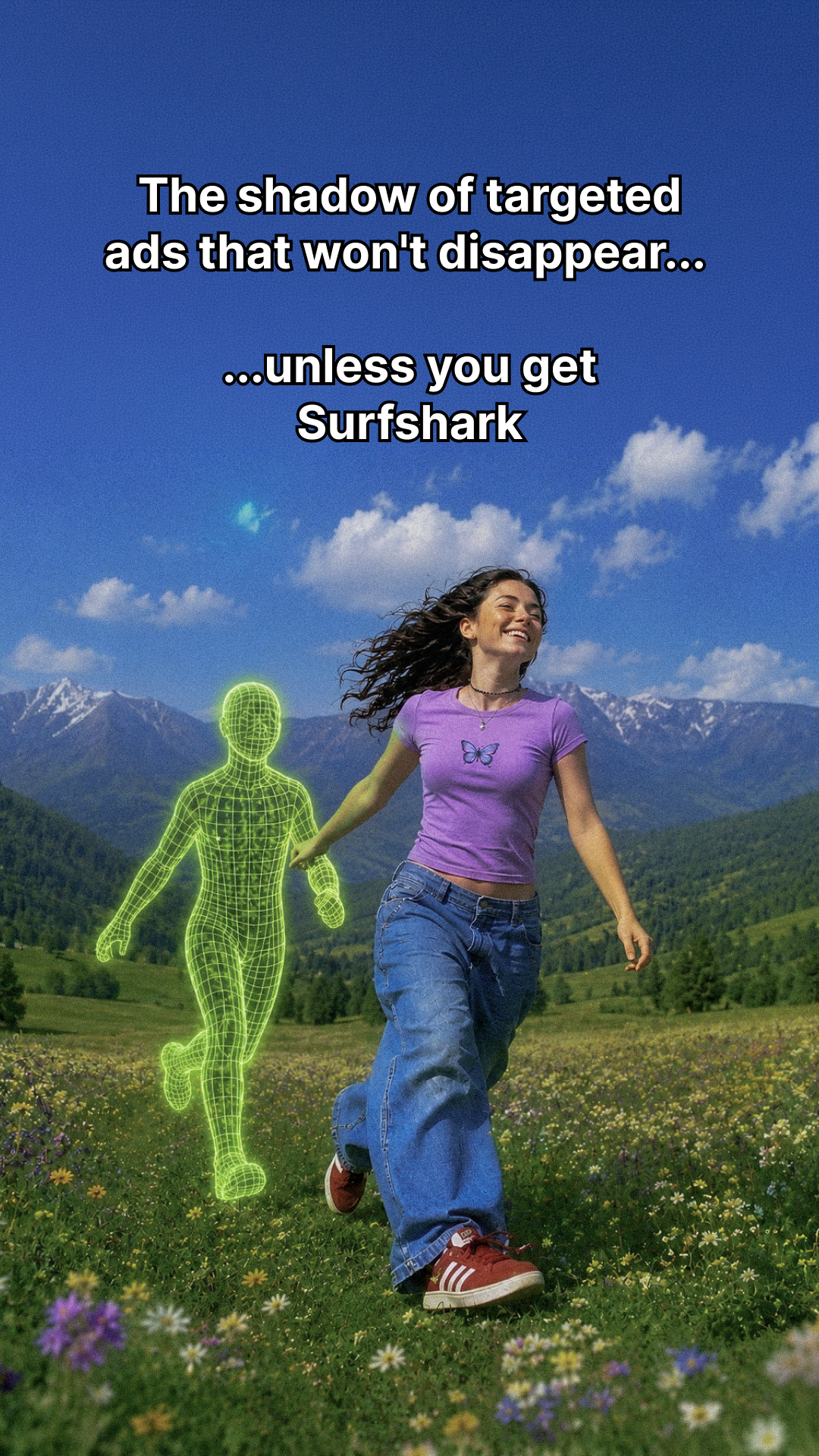 Surfshark Facebook ad