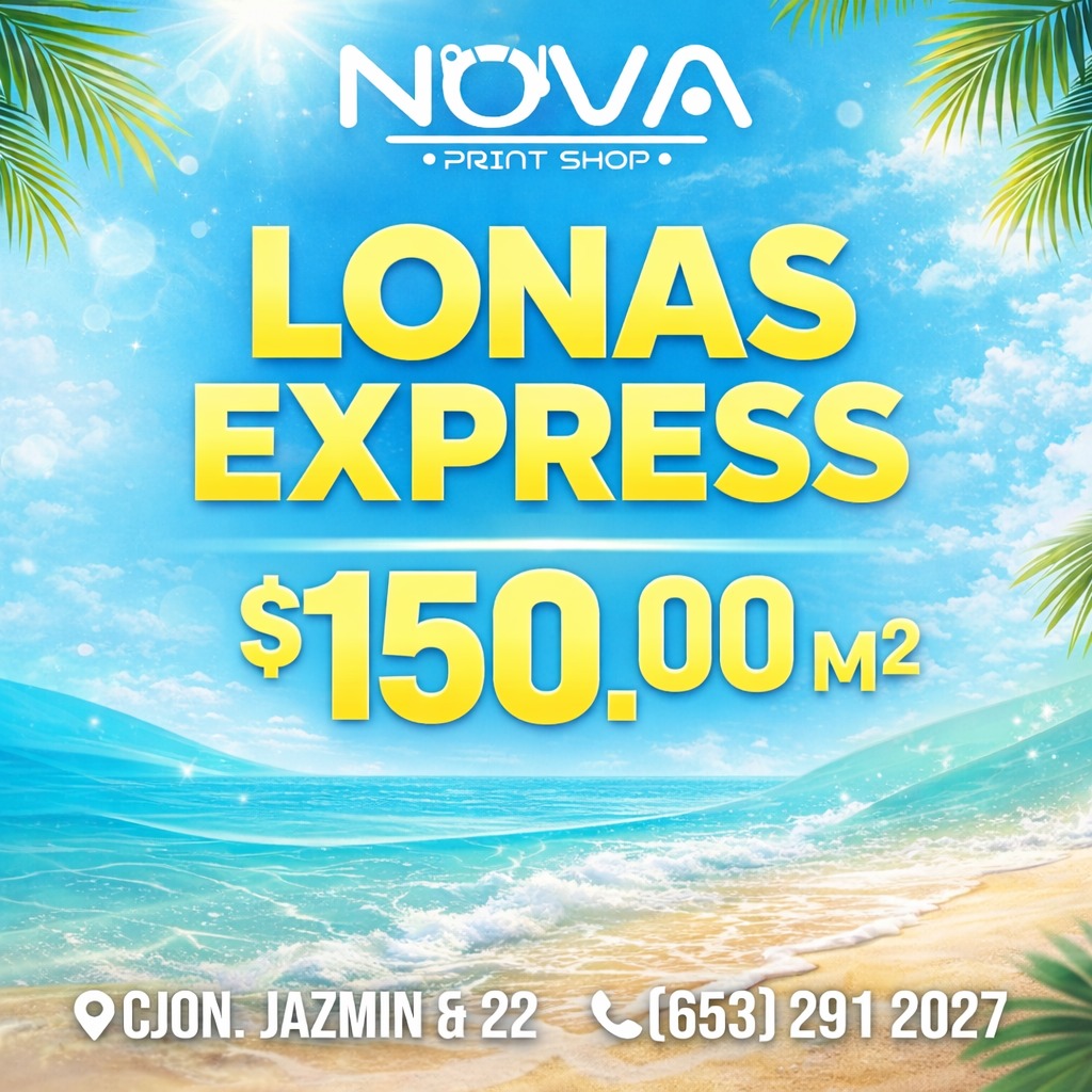 Nova impresiones Facebook ad: LONAS EXPRESS
