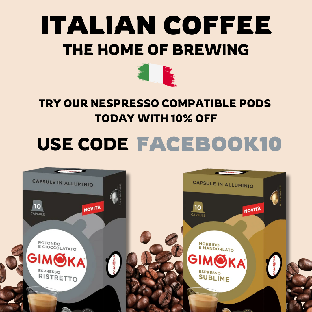 Gimoka Coffee UK Facebook ad
