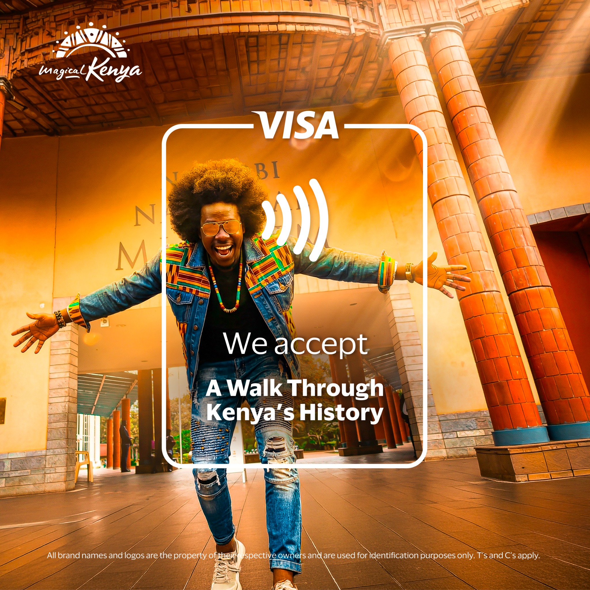 Visa Facebook ad: Explore Kenya for less!