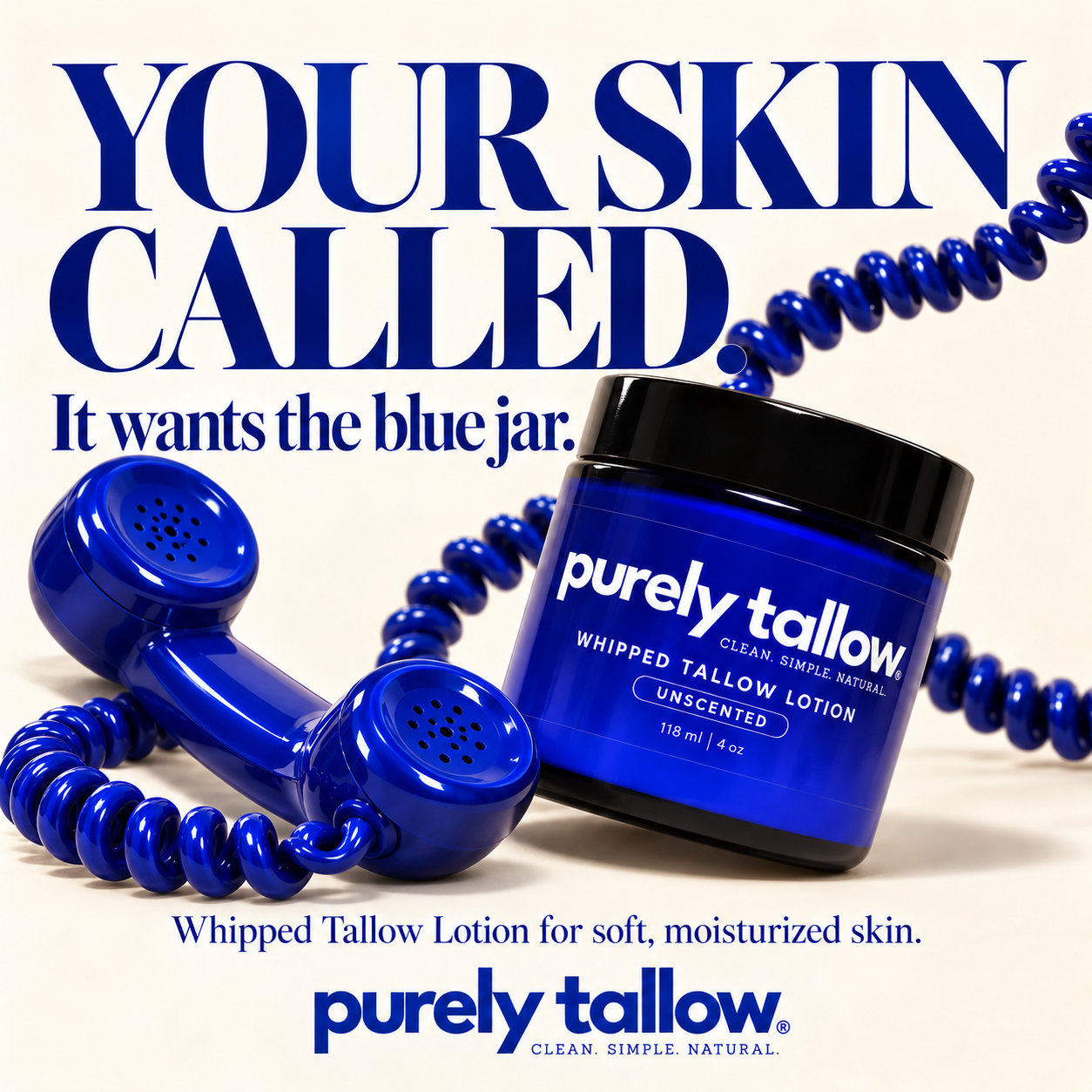 Purely Tallow Skincare Facebook ad: Fall Sale: 15% OFF for a limited time